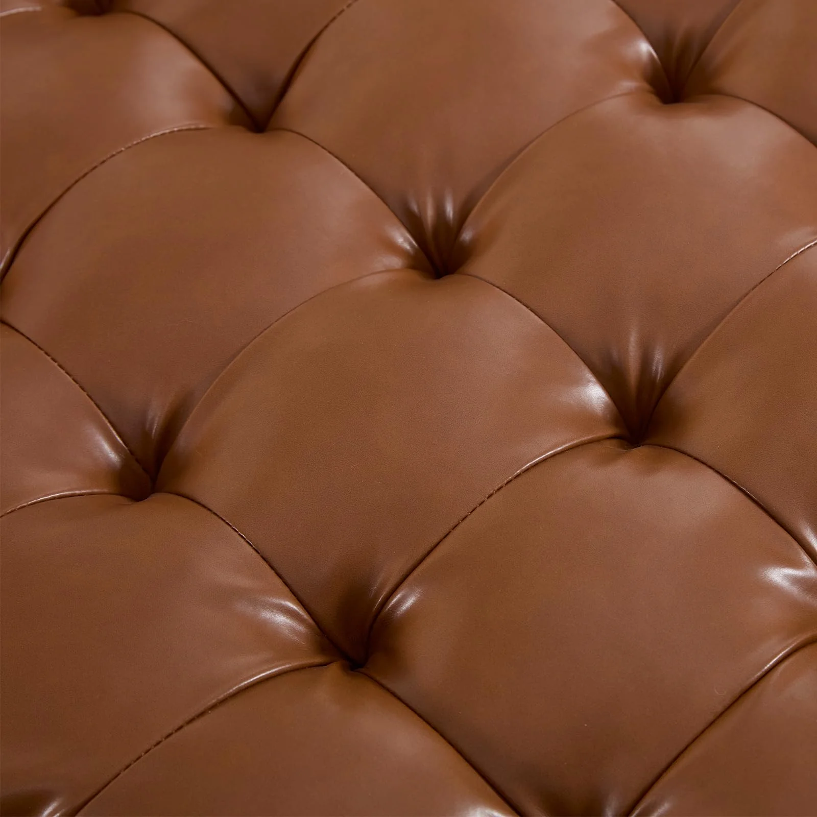 Leather Ottoman Coffee Table - 63051 & 6305CT - Image 5