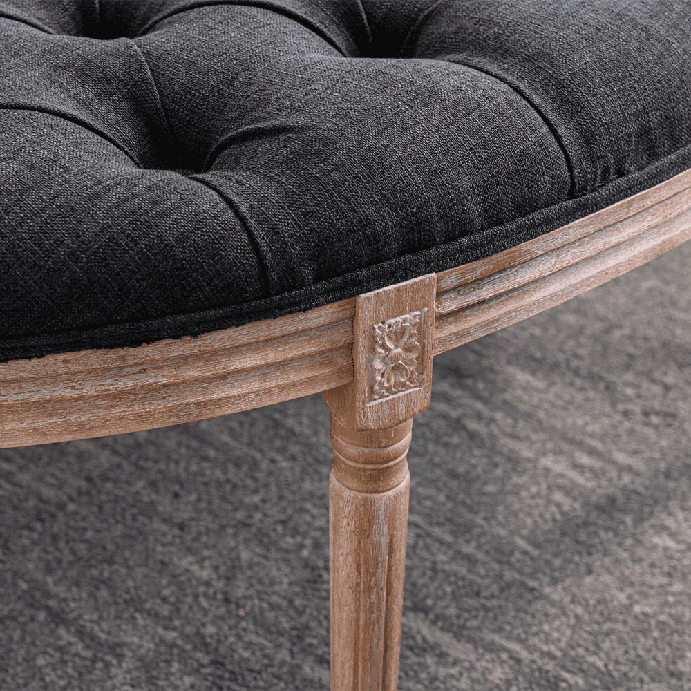 55" Mid Century Tufted Fabric Bench - 2162BH - Image 16