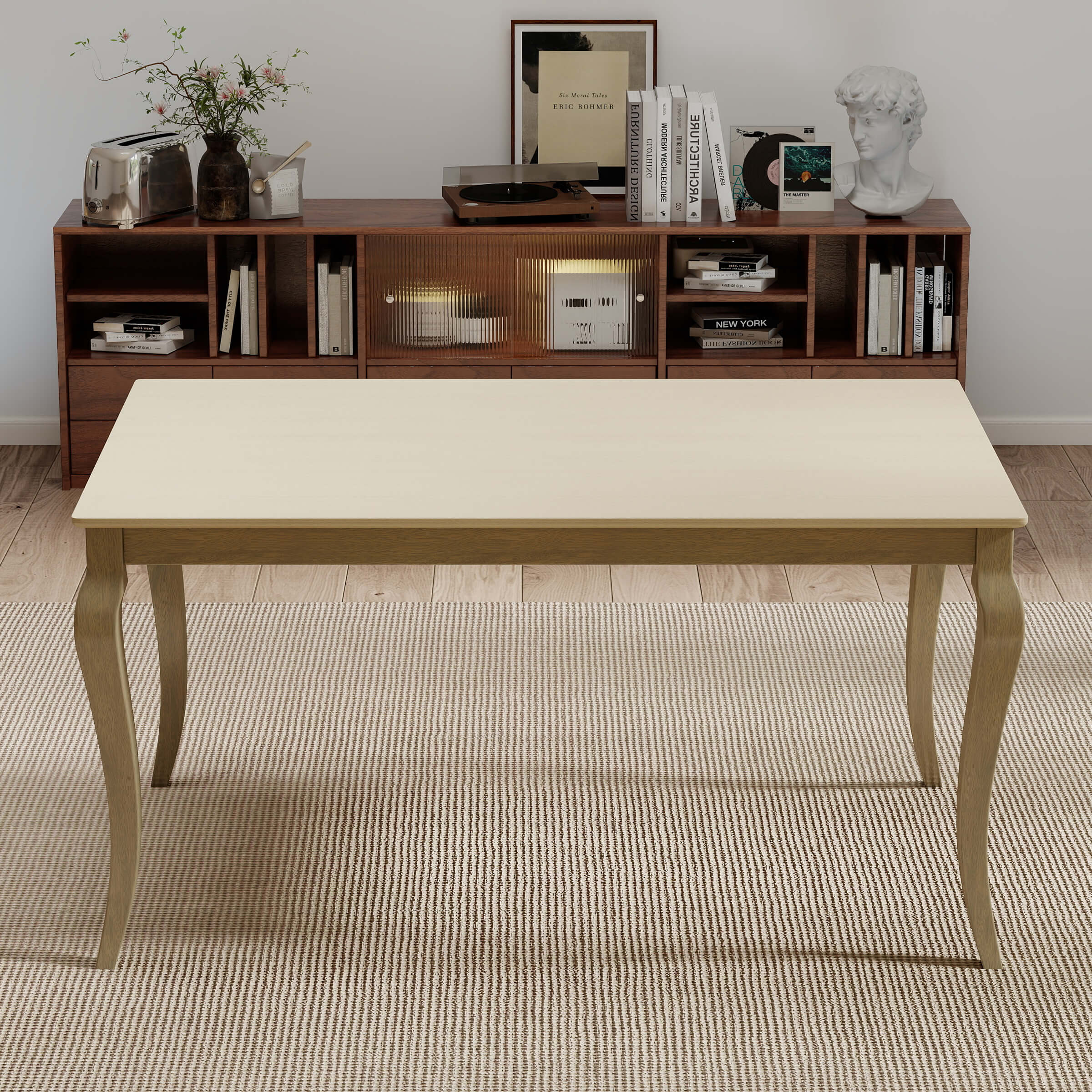 60"L Rustic Farmhouse Solid Wood Dining Table - 15908DT - Image 13