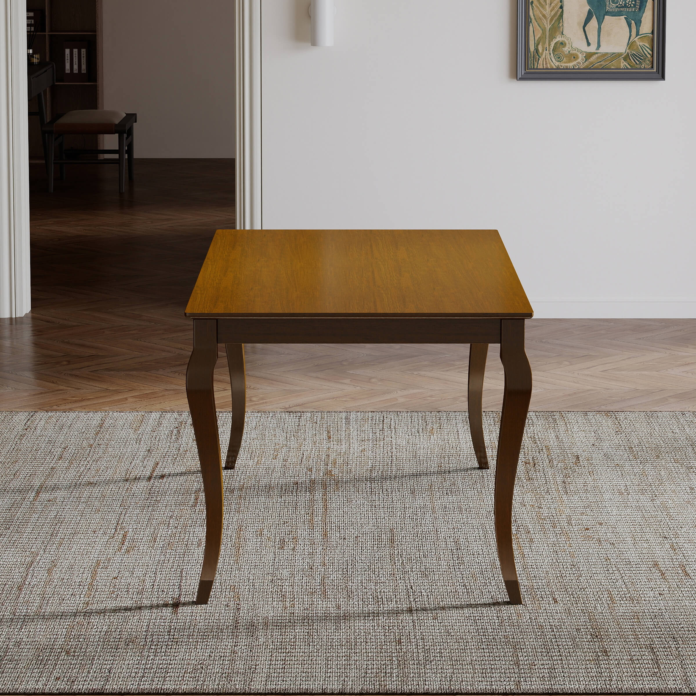 60"L Rustic Farmhouse Solid Wood Dining Table - 15908DT - Image 3