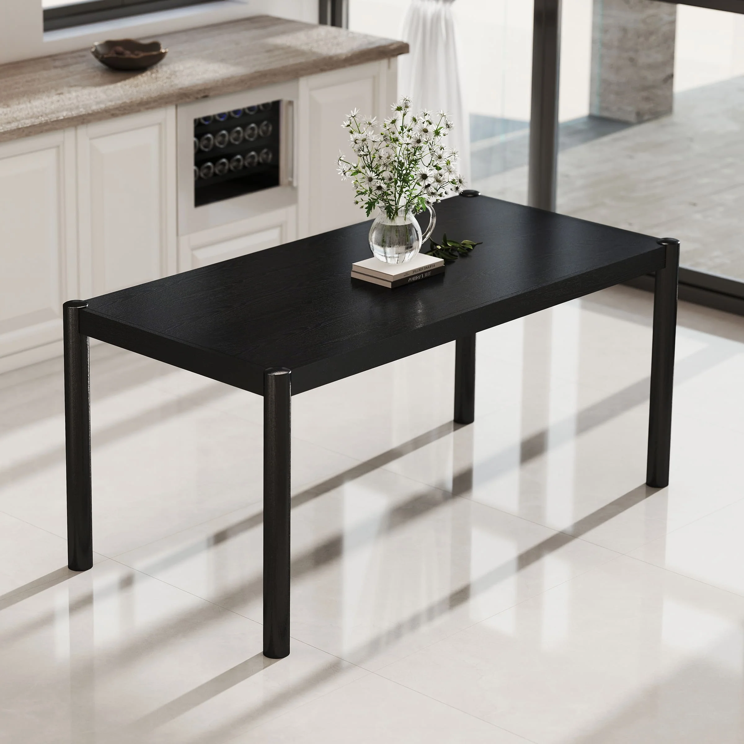 64.5"W Modern Rectangular Dining Table - 20440DT - Image 11