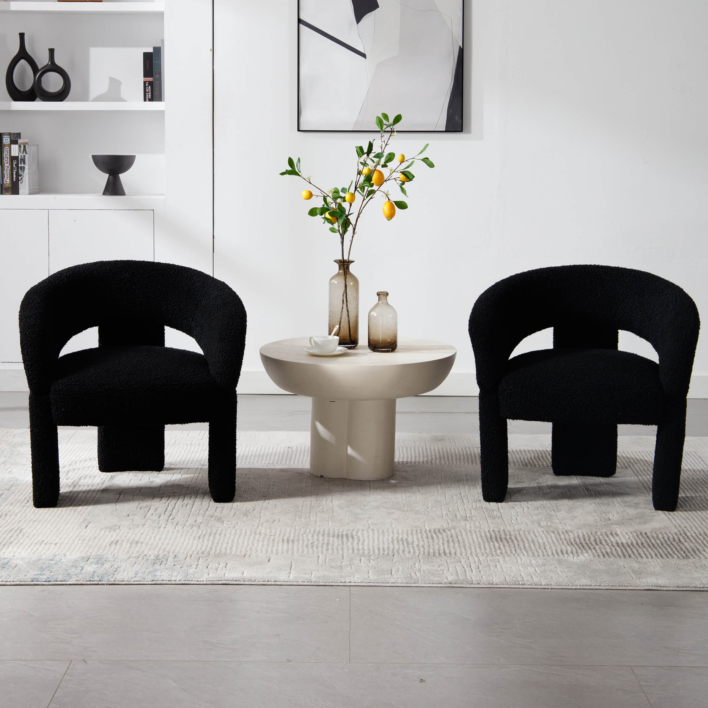 Accent Chair With Round Back - 3957AC - Image 11