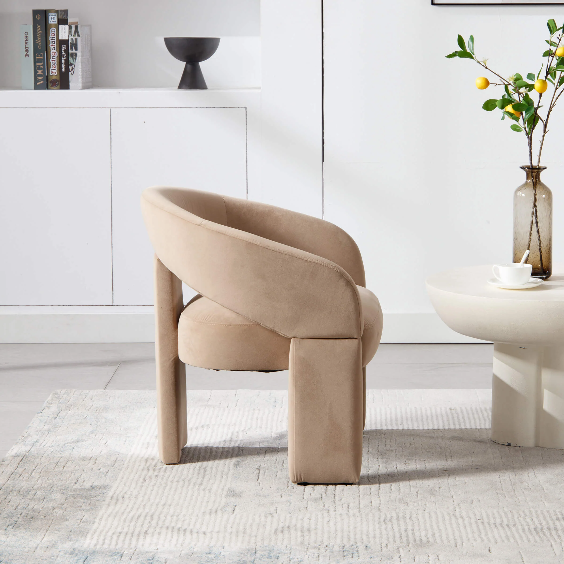 Accent Chair With Round Back - 3957AC - Image 2