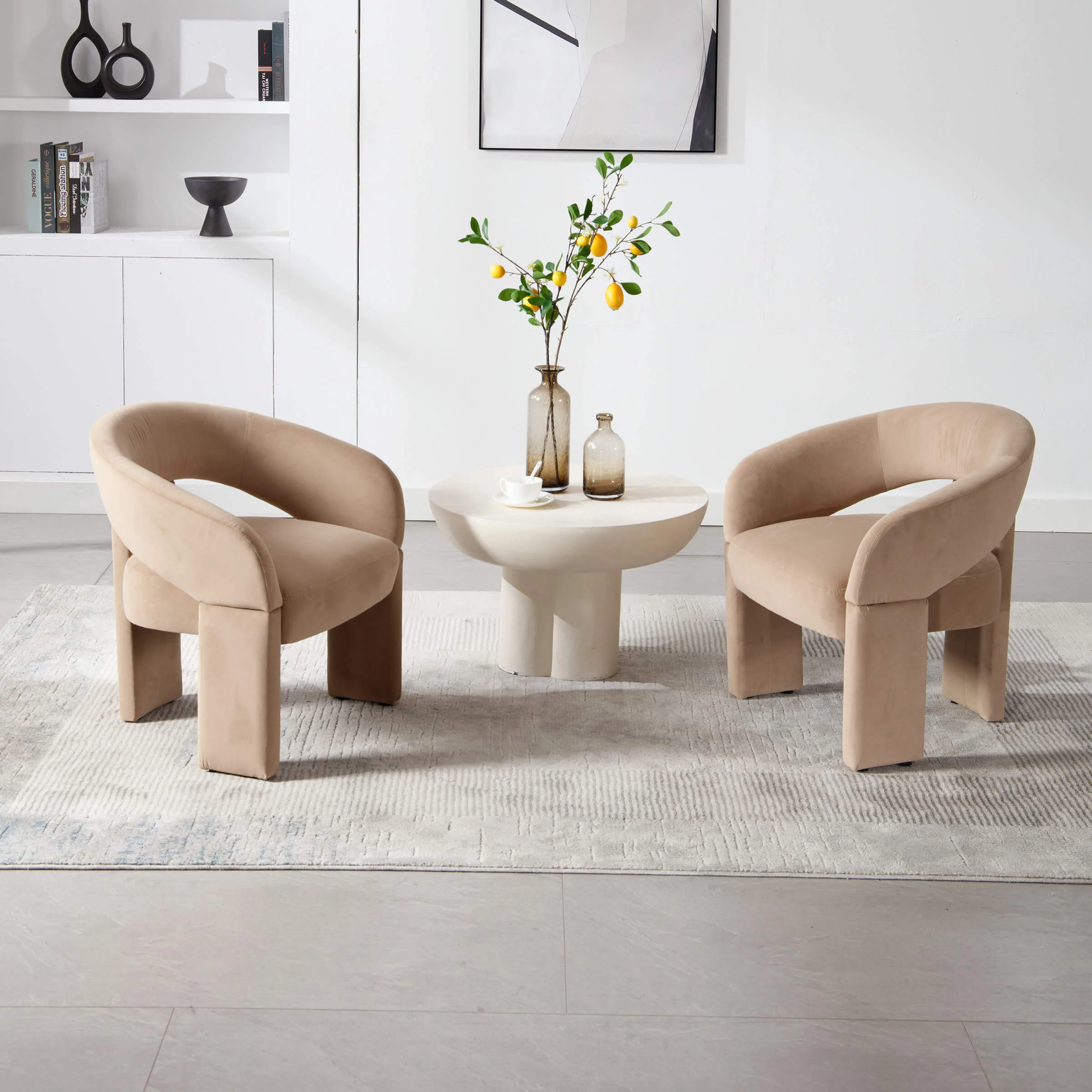 Accent Chair With Round Back - 3957AC - Image 4