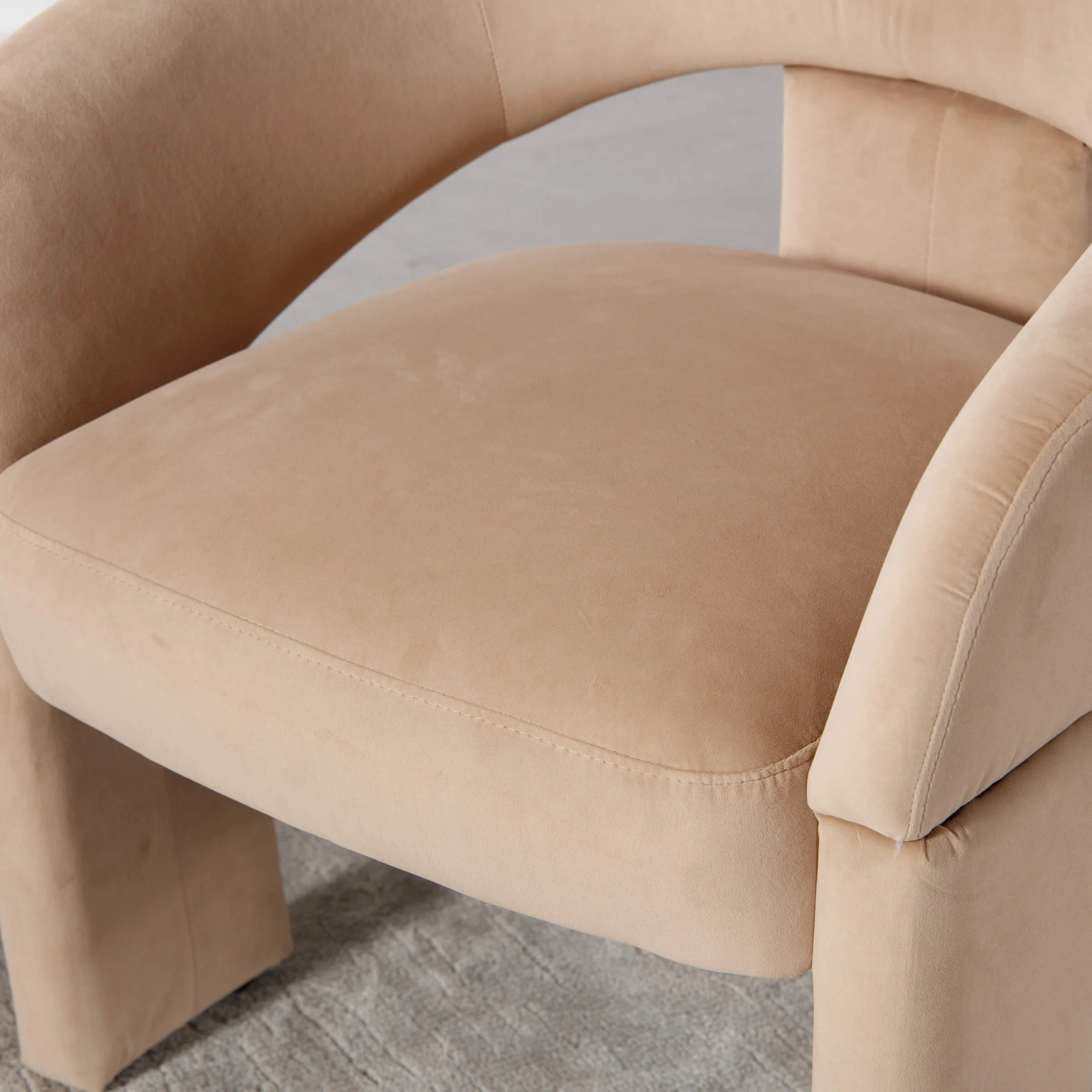 Accent Chair With Round Back - 3957AC - Image 6