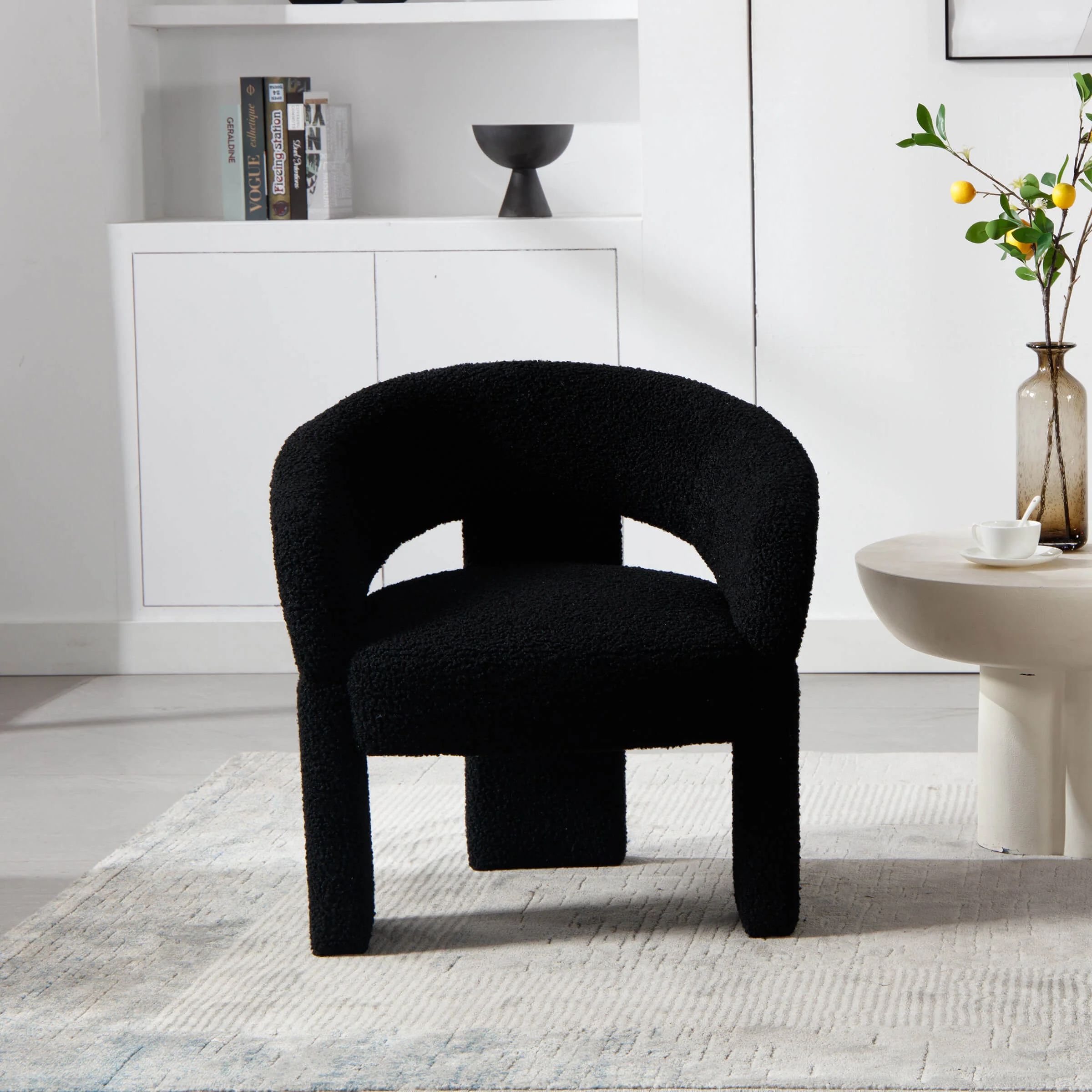Accent Chair With Round Back - 3957AC - Image 9