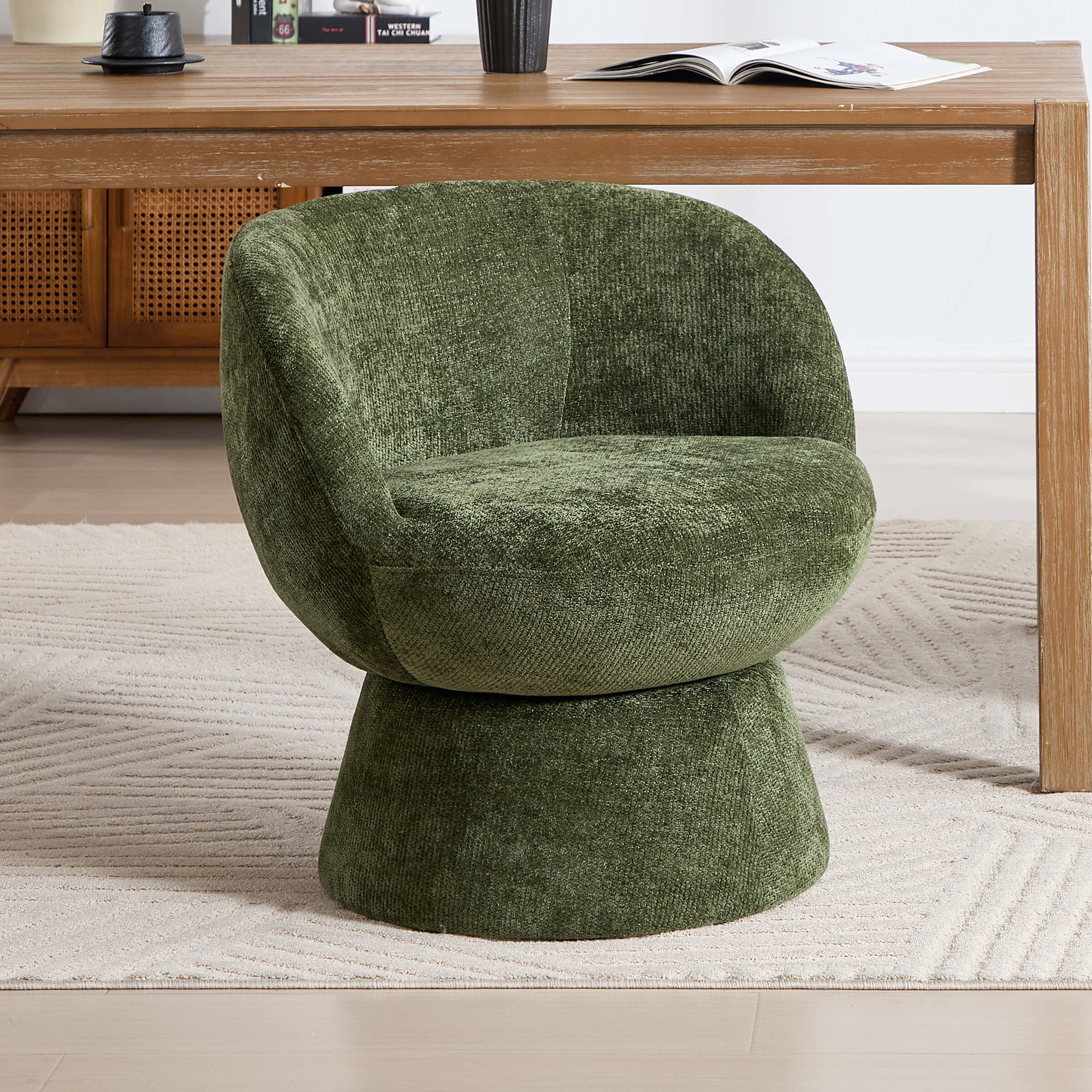Swivel Barrel Accent Chairs - 1028AC - Image 9
