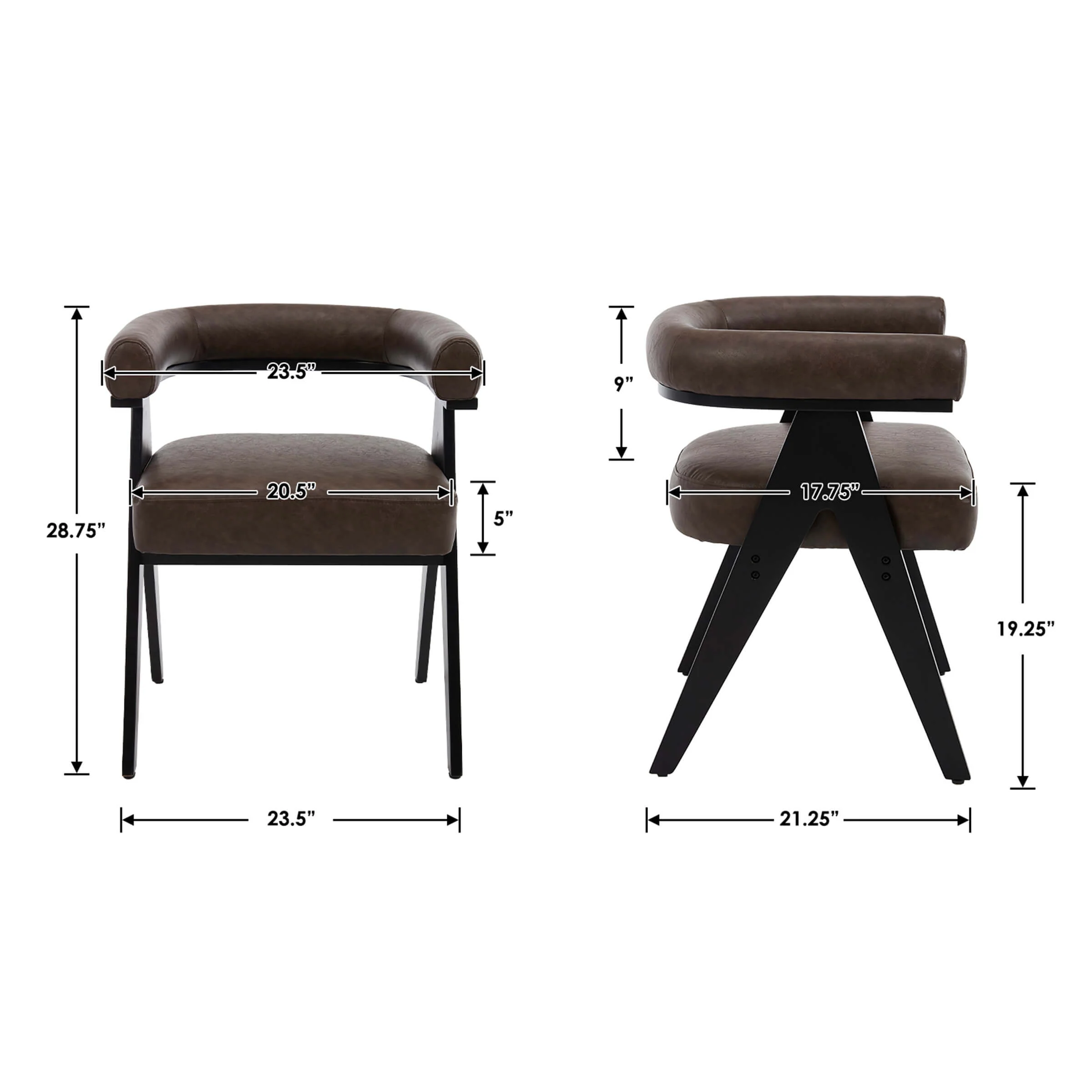 Barrel Dining Chairs Set of 2 - 6324DC - Image 16
