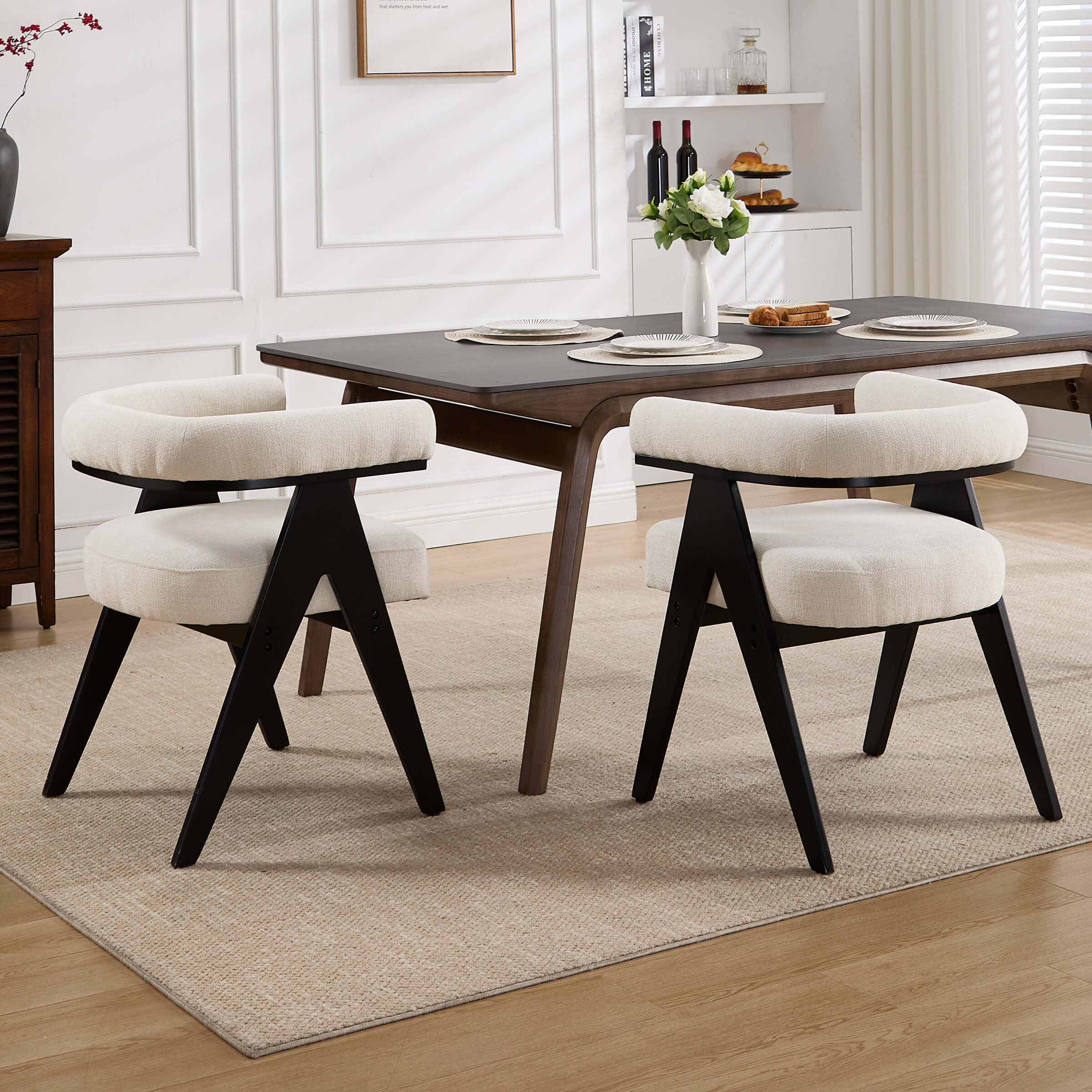 Barrel Dining Chairs Set of 2 - 6324DC - Image 2