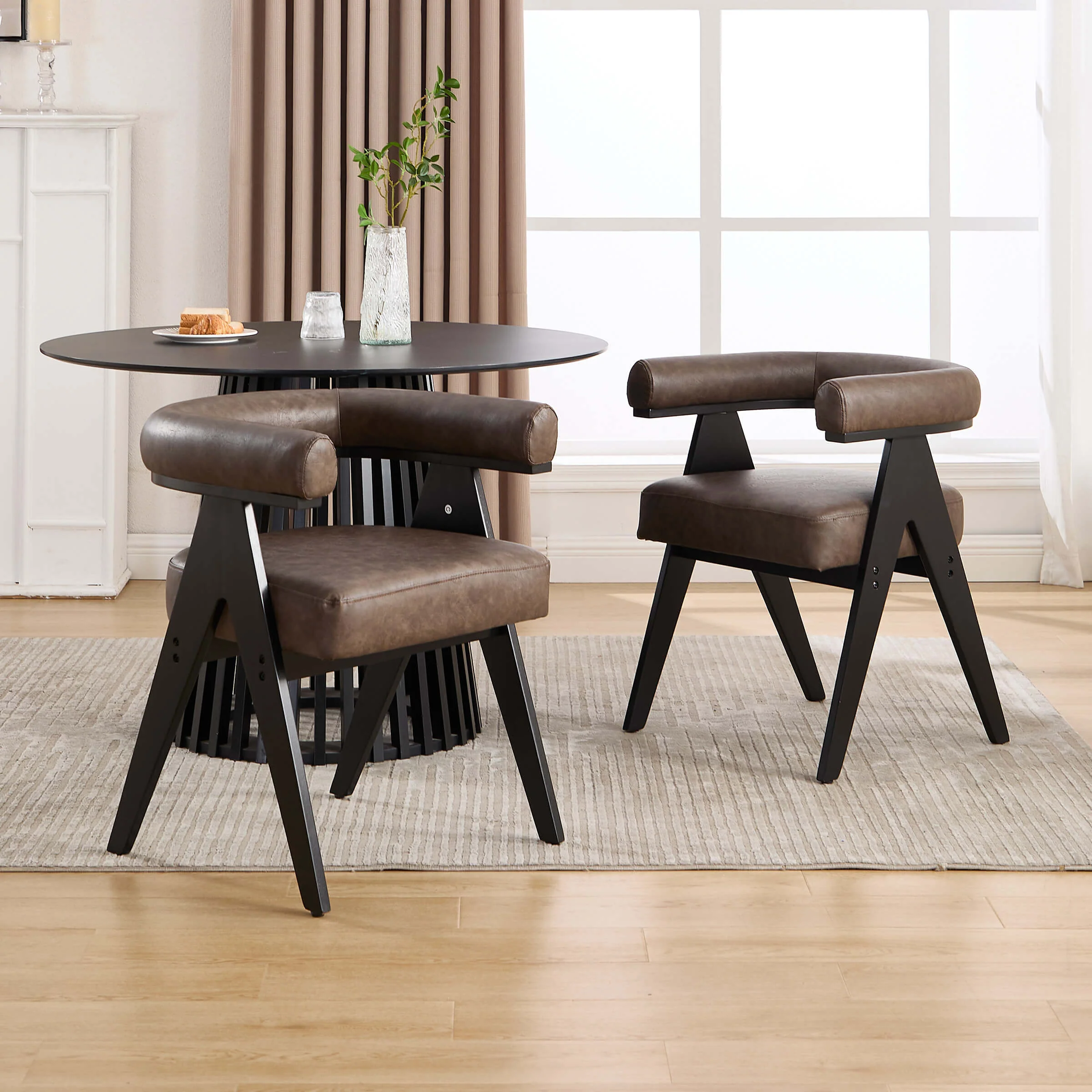 Barrel Dining Chairs Set of 2 - 6324DC - Image 9