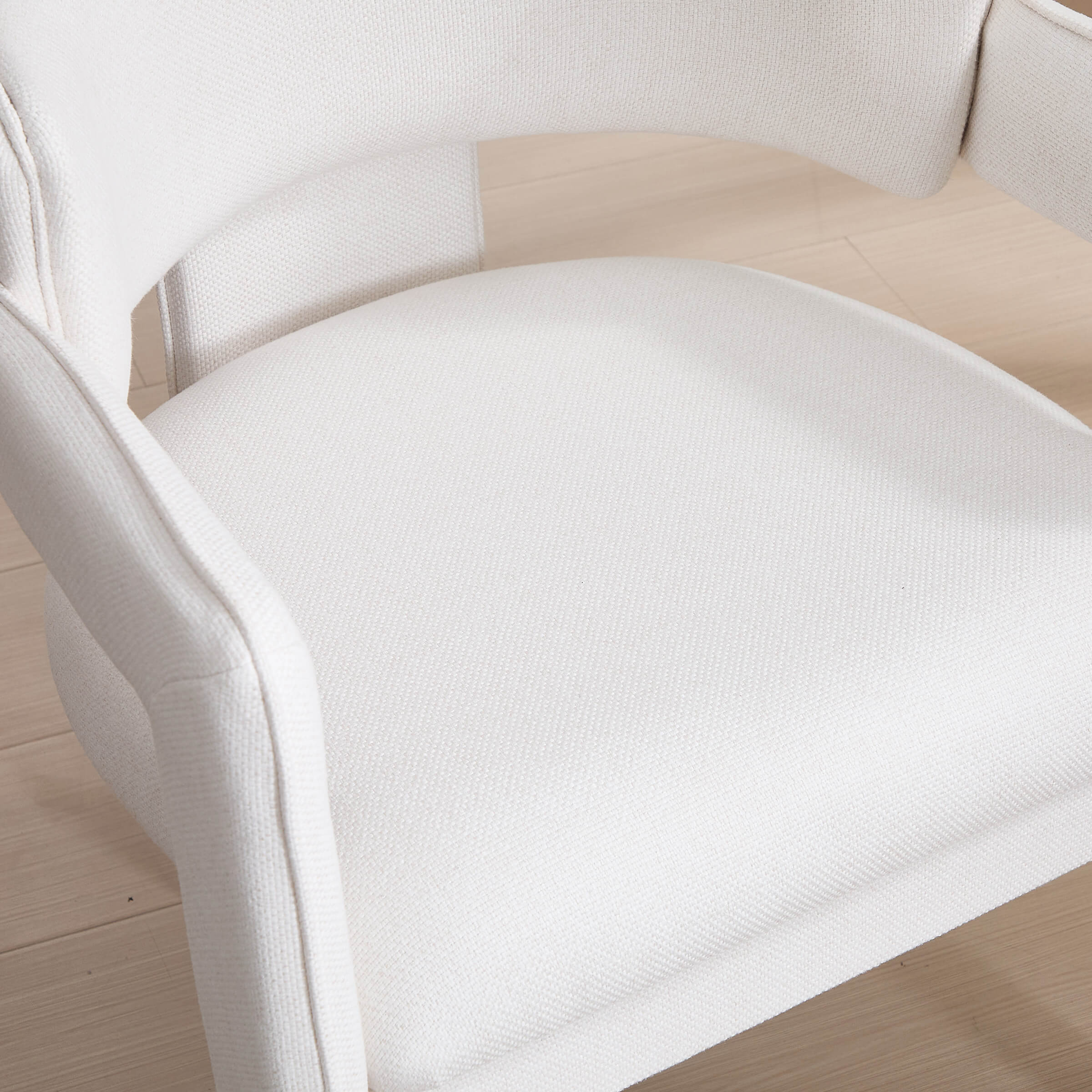 Barrel Dining Chairs with Curved Back - 8402DC - Image 5