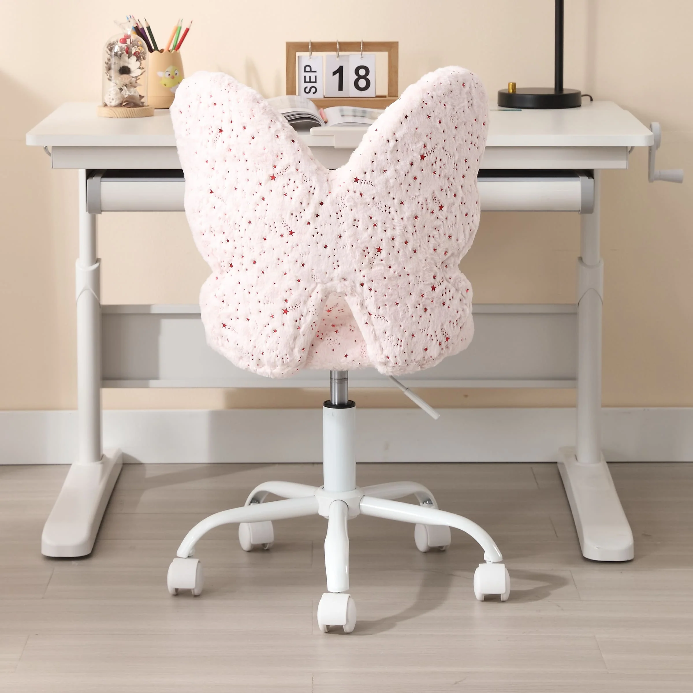 Butterfly Colorful Swivel Kids Desk Chair 1 PCS - 1723KC - Image 17