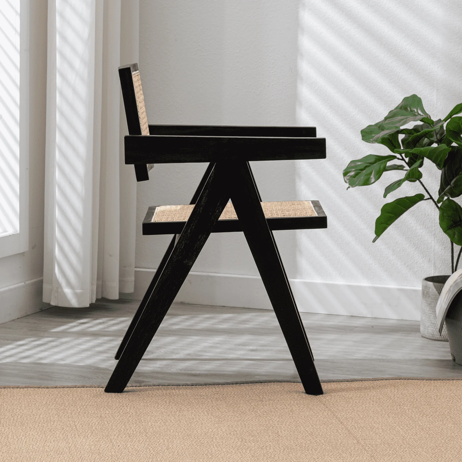 Cane Back Dining Chairs Set of 2 - 1844DC - Image 5
