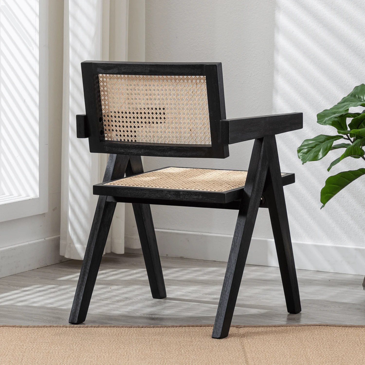 Cane Back Dining Chairs Set of 2 - 1844DC - Image 6