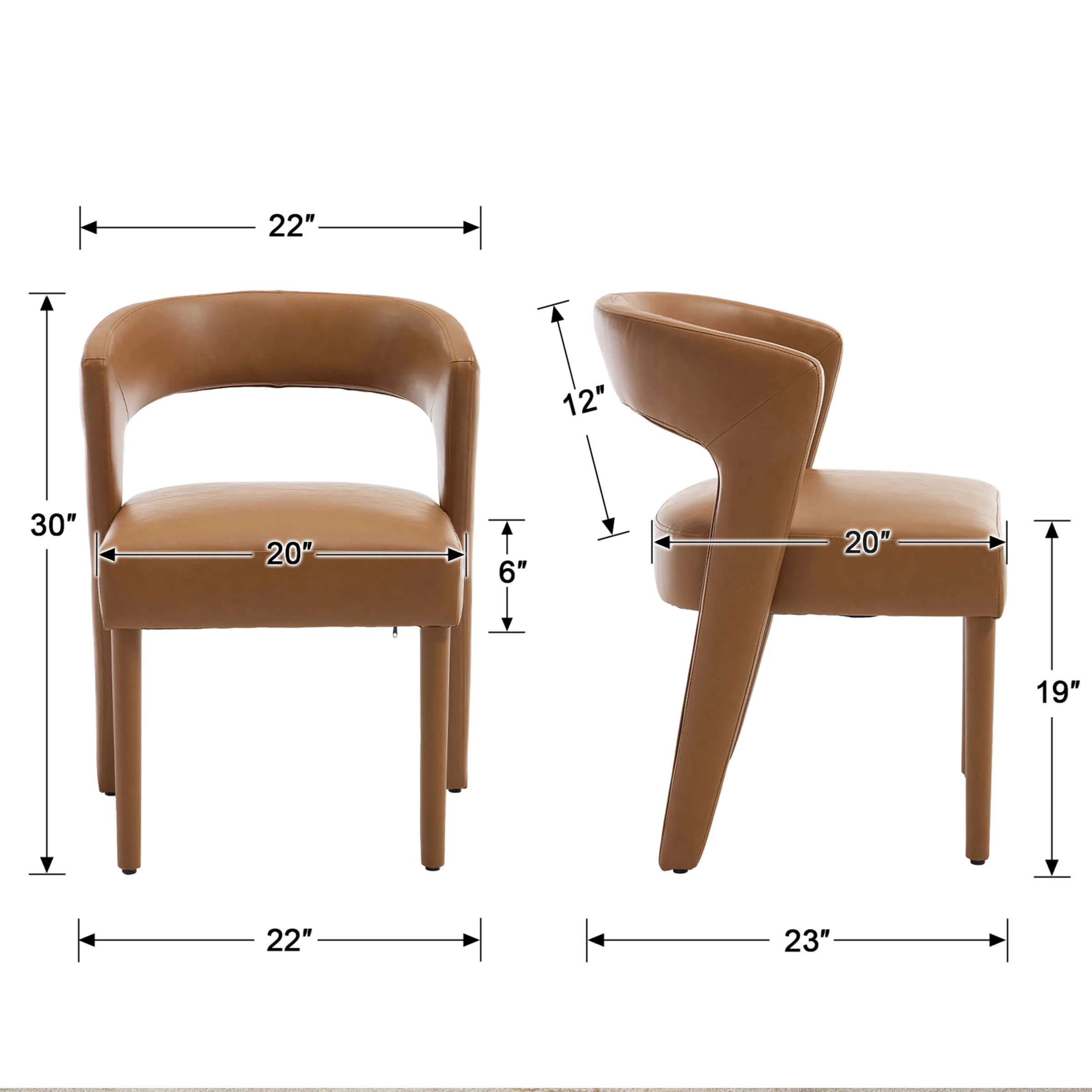 Cozy Cutout Back Dining Chairs - 10098DC - Image 21