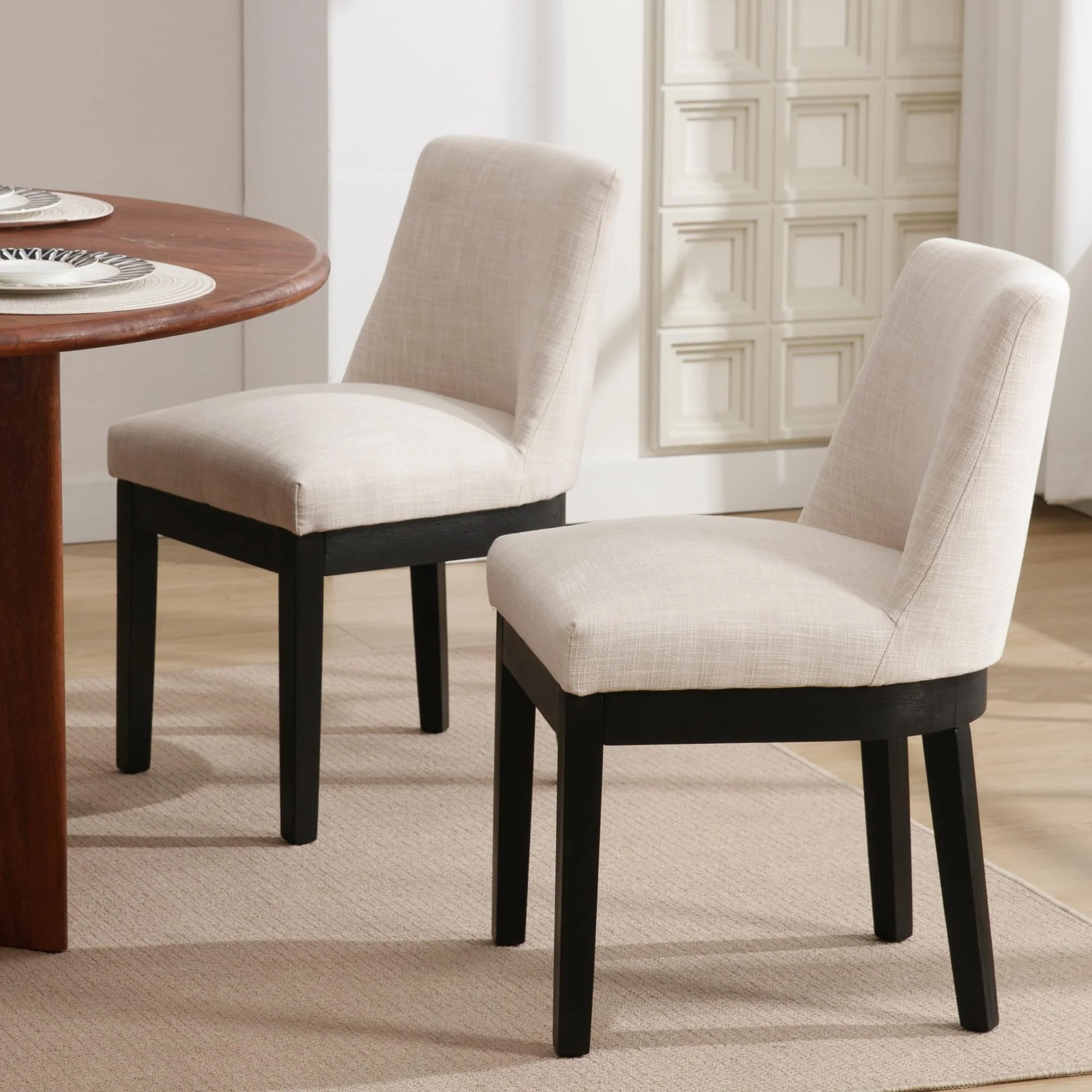 Dining Chairs with Wood Legs Set of 2 - 8925DC - Image 10