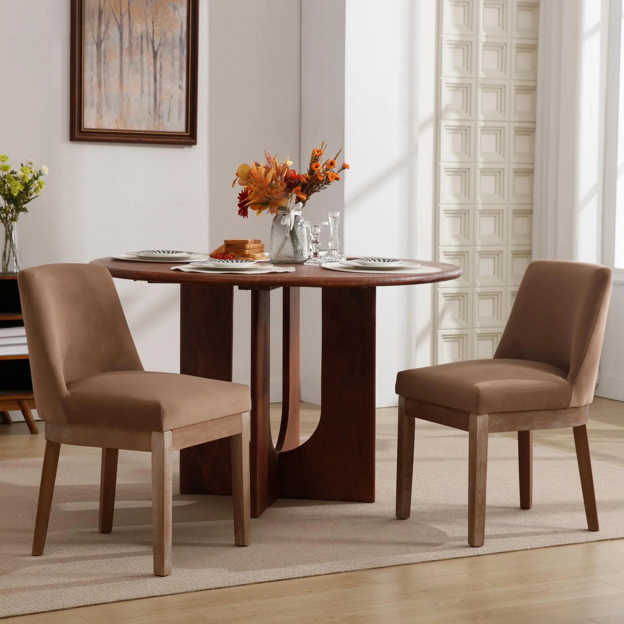 Dining Chairs with Wood Legs Set of 2 - 8925DC - Image 17