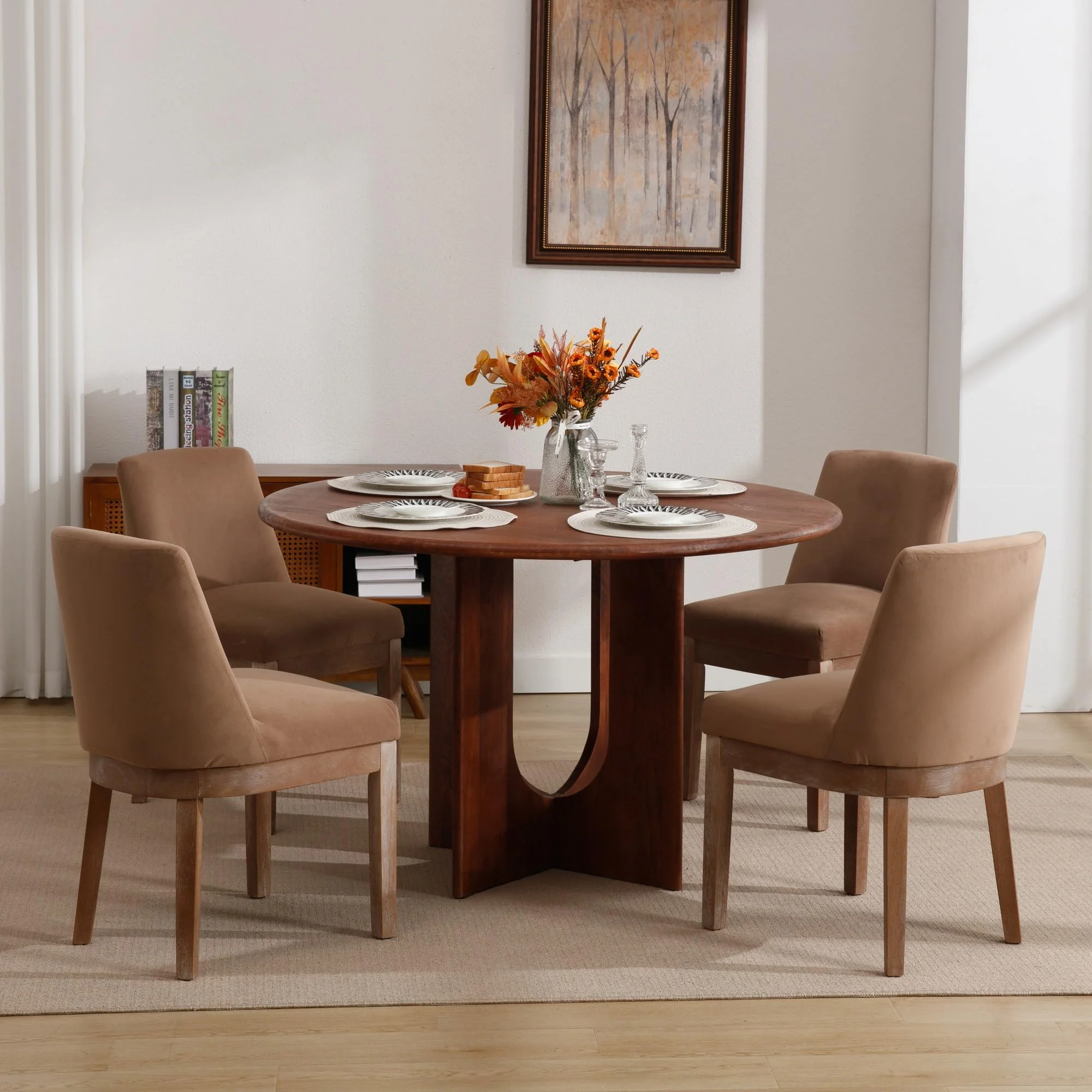 Dining Chairs with Wood Legs Set of 2 - 8925DC - Image 19
