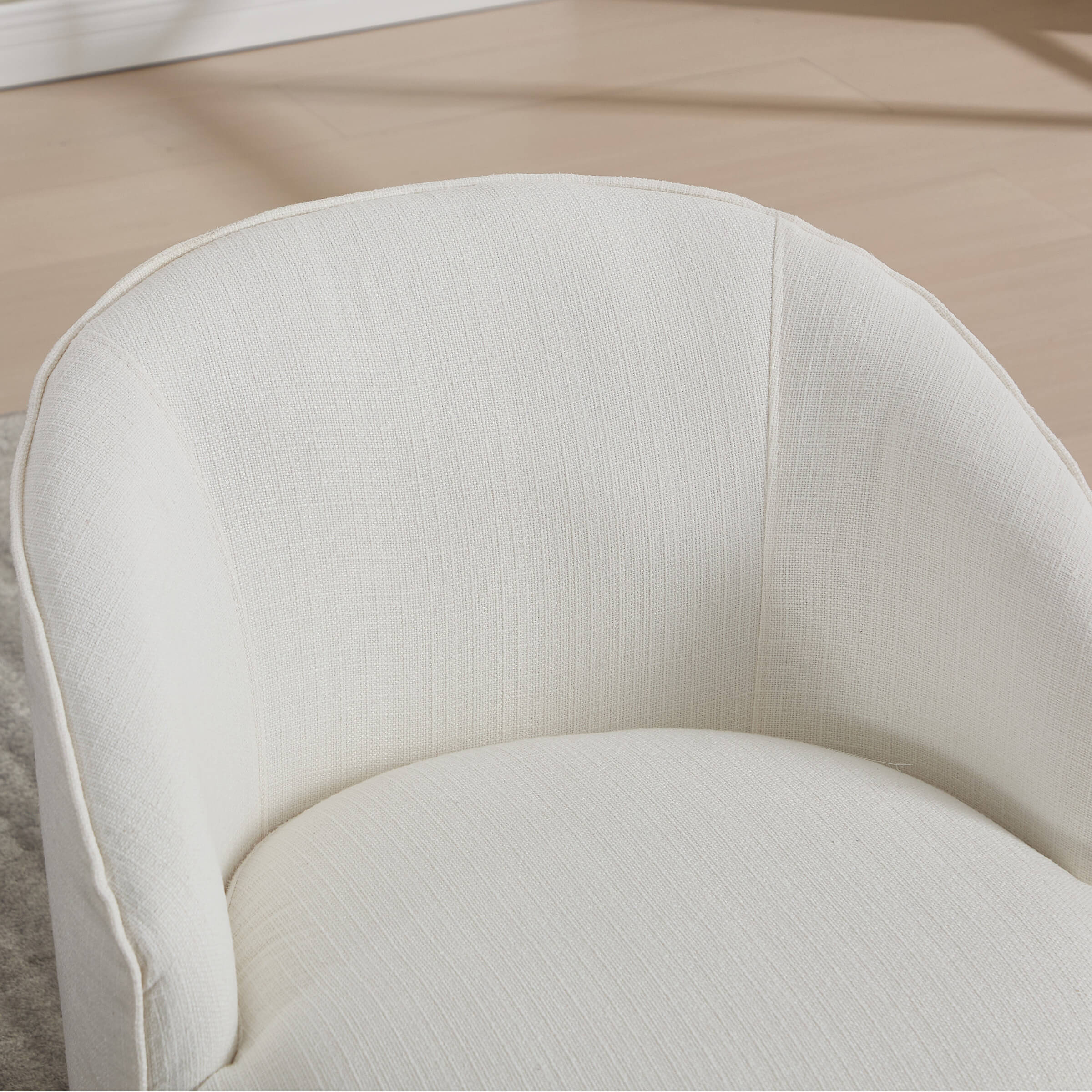 Dining Room Chairs with Pleated Skirt Set of 2 - 353DC - Image 18