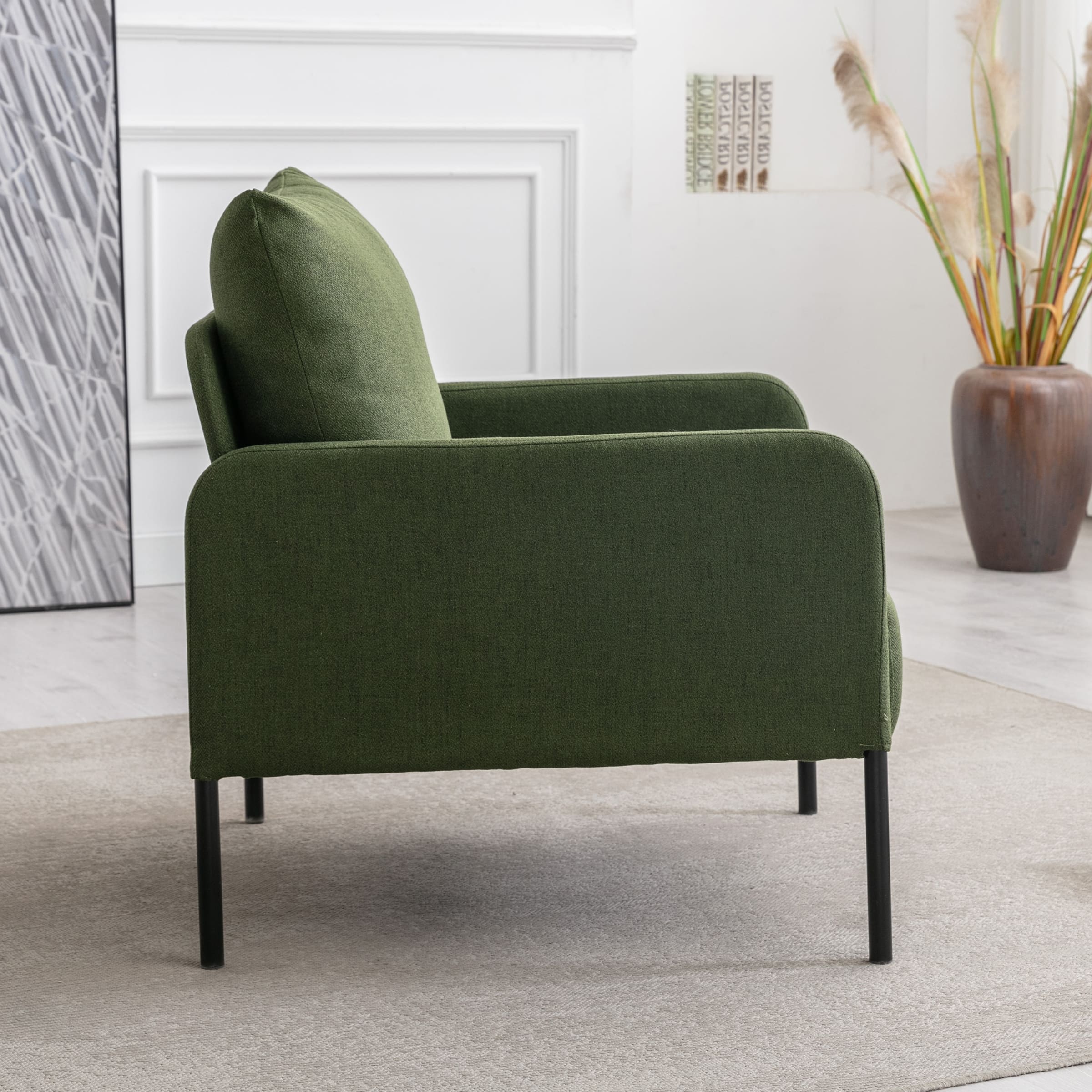 Fabric Single Sofa Couch Accent Chair 1 PCS - 8313AC - Image 3