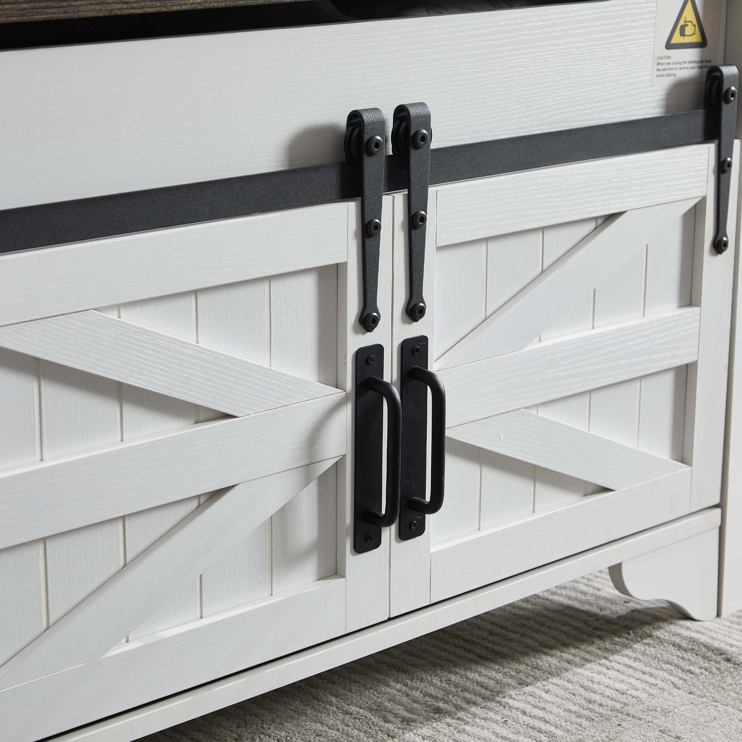 Farmhouse Hidden Storage and Sliding Barn Door - XX161CB - Image 18
