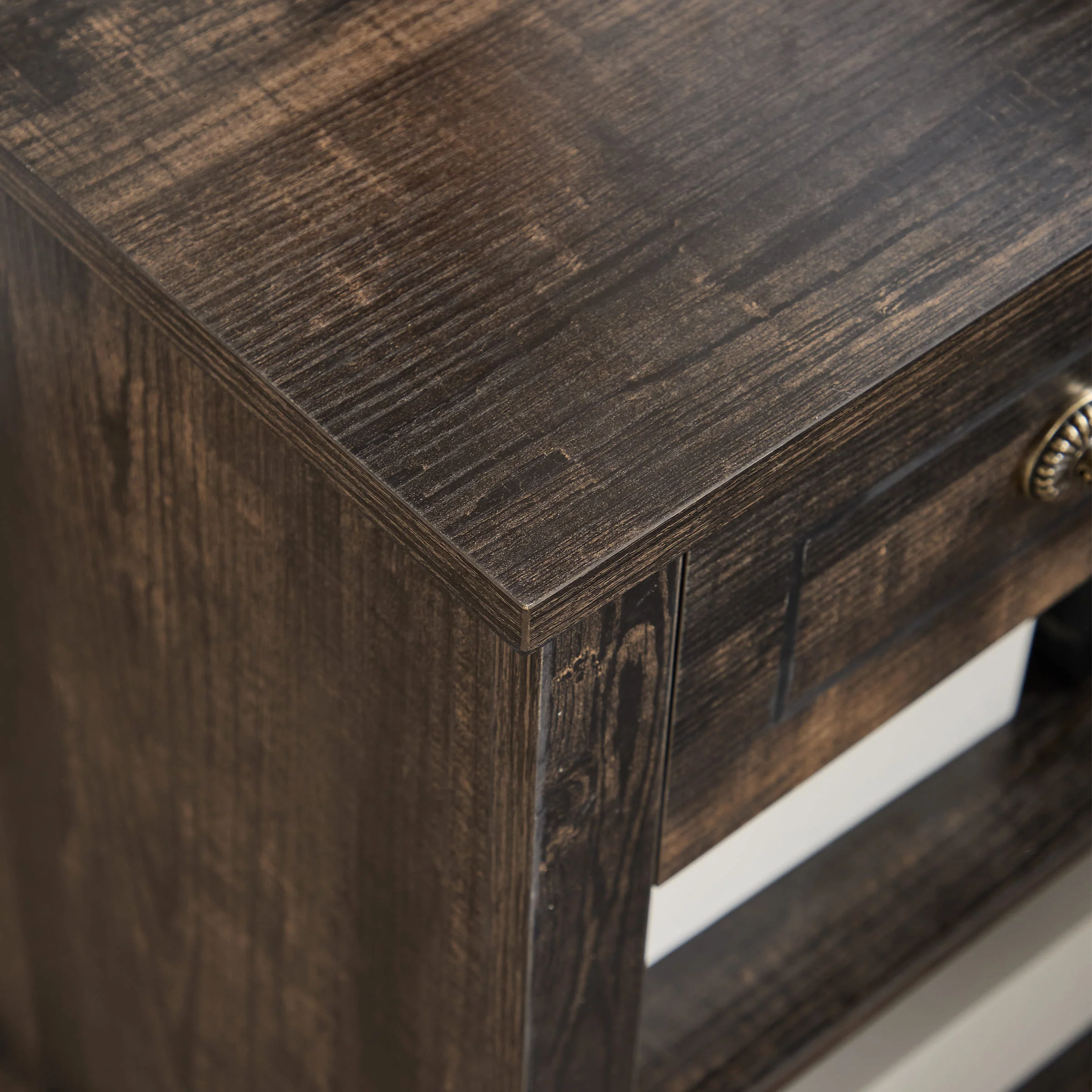 Farmhouse Nightstand with Drawer and Adjustable Shelf - XX162CB - Image 19