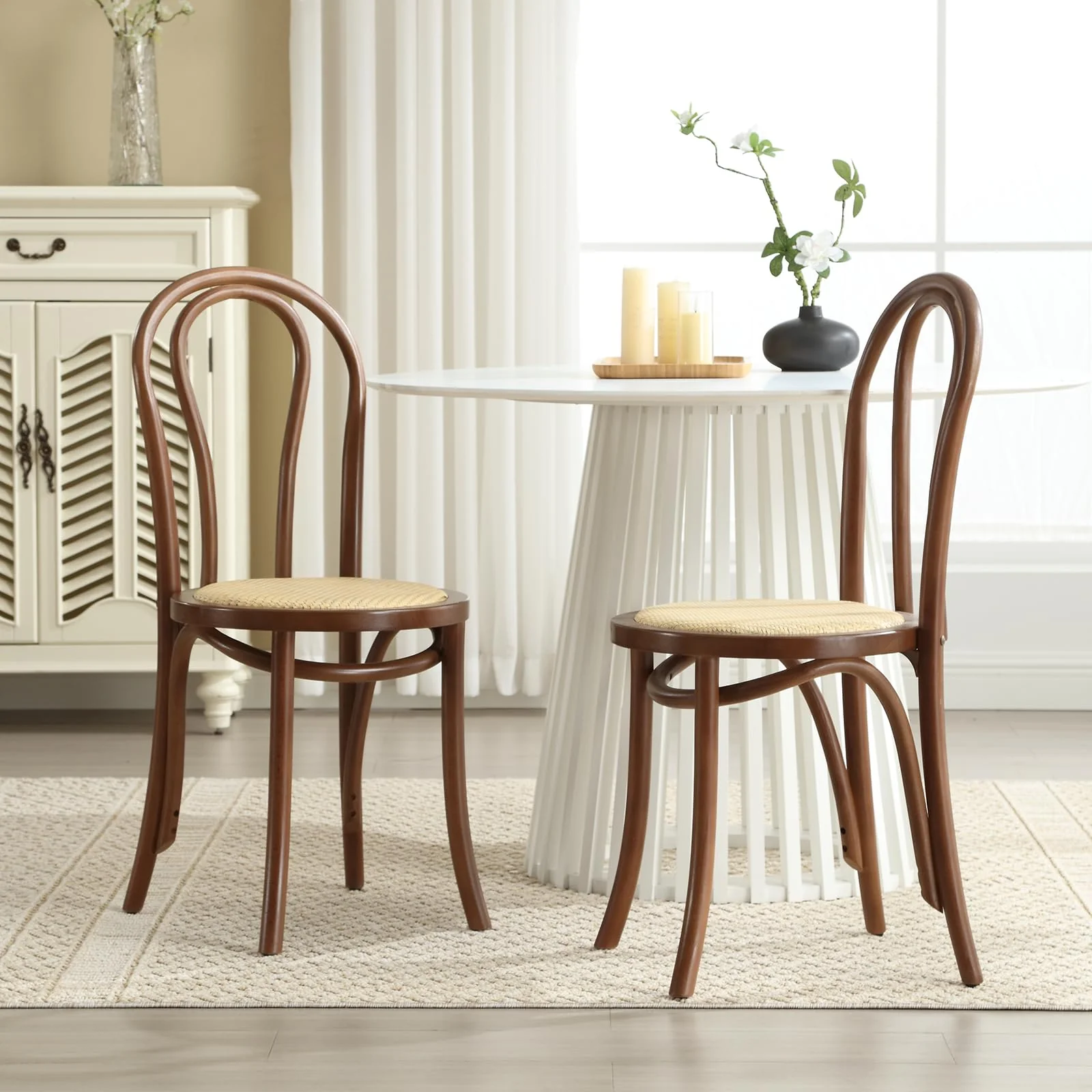 French Country Bentwood Dining Chairs Set of 2 - X019DC - Image 16