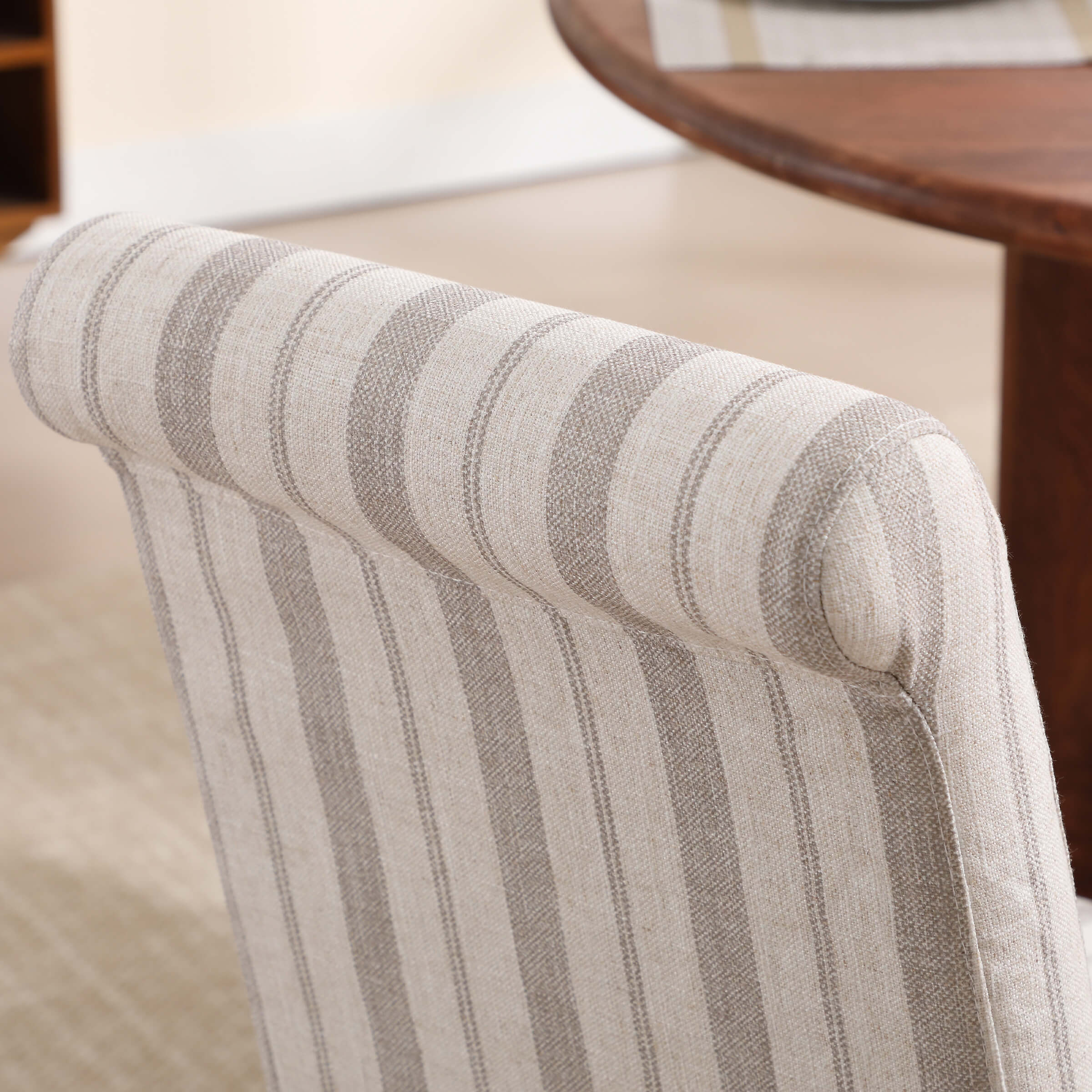 Linen Slipcovered Dining Chairs Set of 2 - 70761DC - Image 8