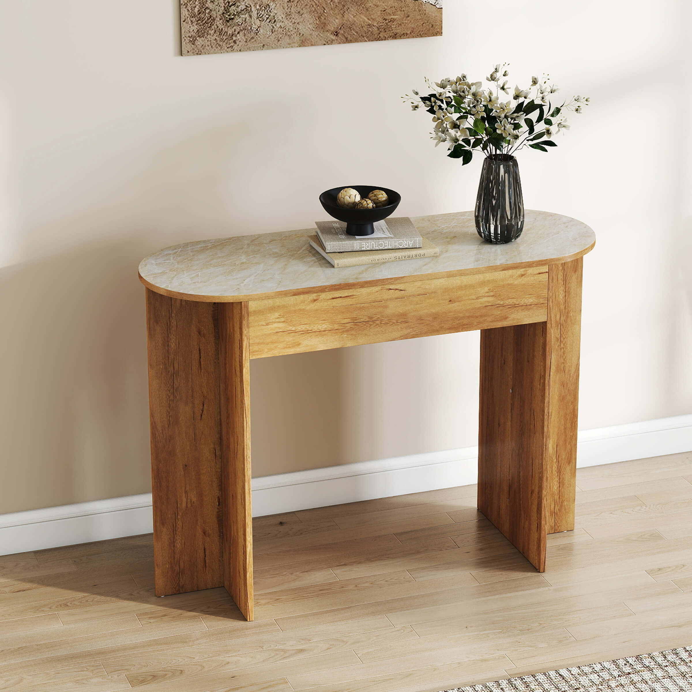 43 Inch Mid Century Console Table - 15102ET - Image 6