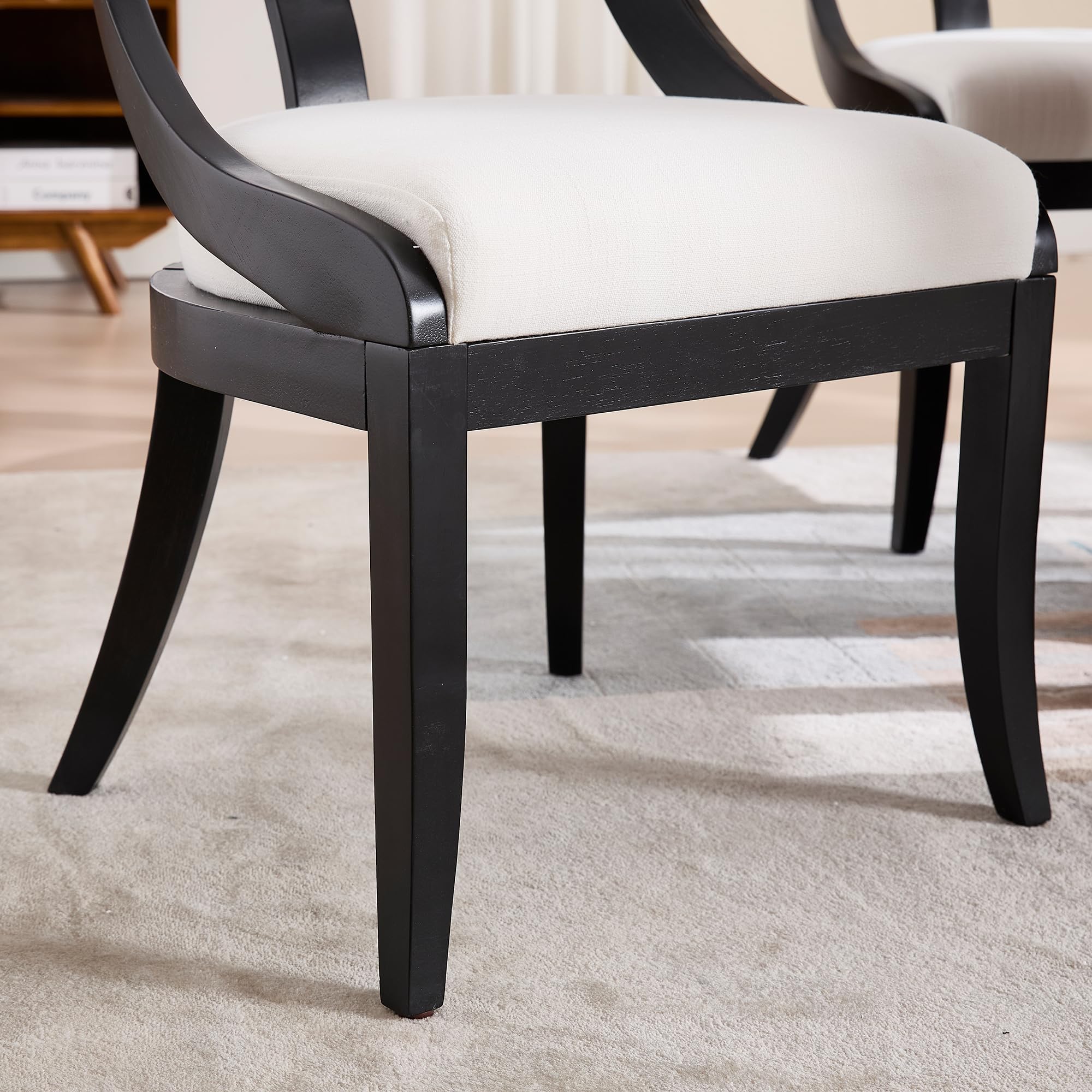 Kmax Mid-century Farmhouse Dining Chairs Set of 2 - X022DC - Image 15