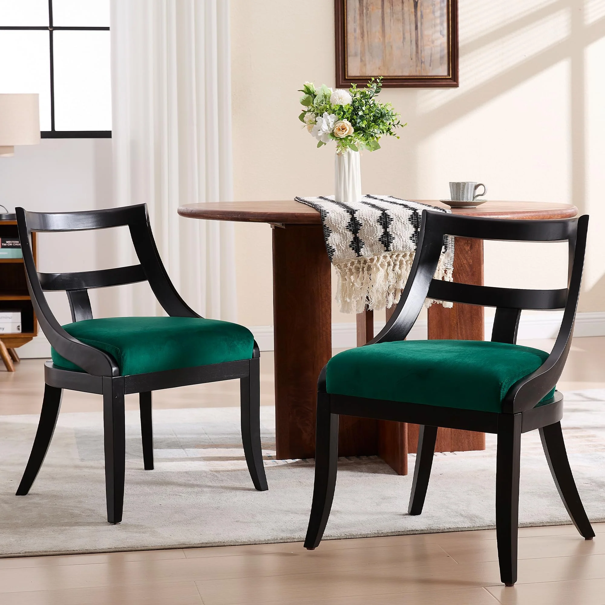 Kmax Mid-century Farmhouse Dining Chairs Set of 2 - X022DC - Image 17