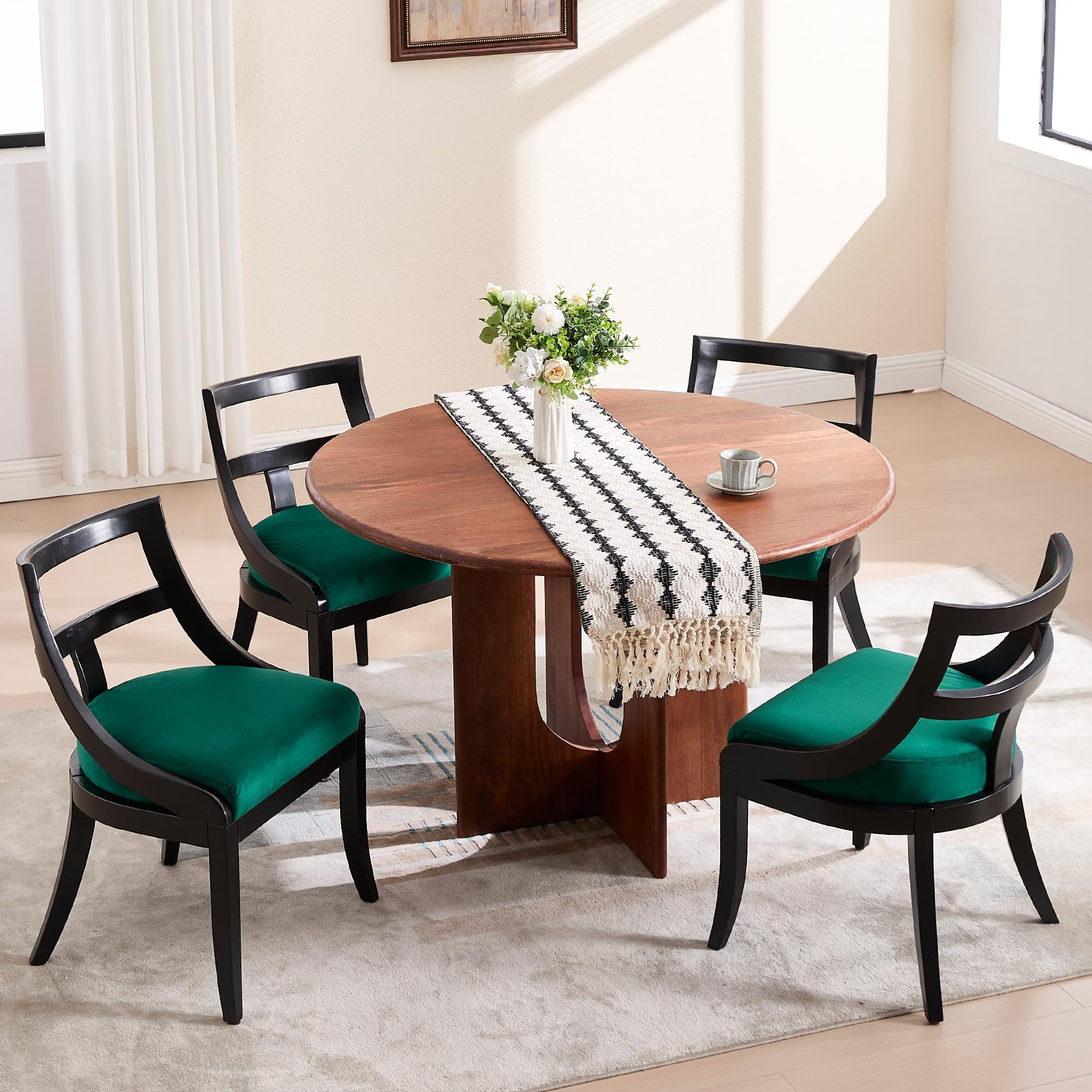 Kmax Mid-century Farmhouse Dining Chairs Set of 2 - X022DC - Image 18