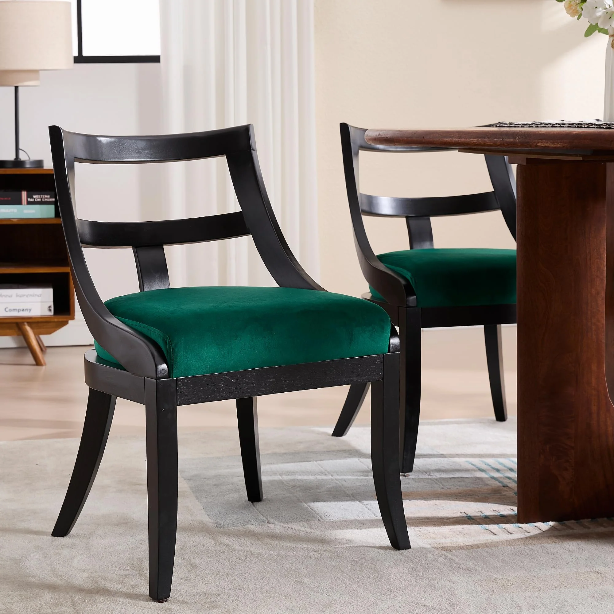 Kmax Mid-century Farmhouse Dining Chairs Set of 2 - X022DC - Image 19