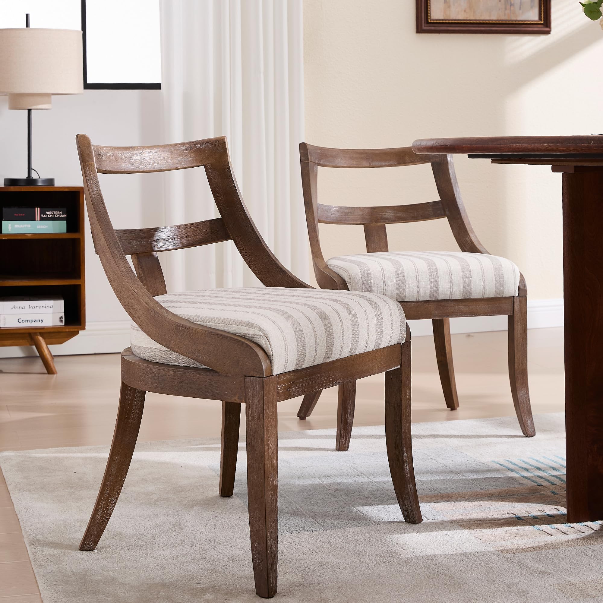 Kmax Mid-century Farmhouse Dining Chairs Set of 2 - X022DC - Image 27