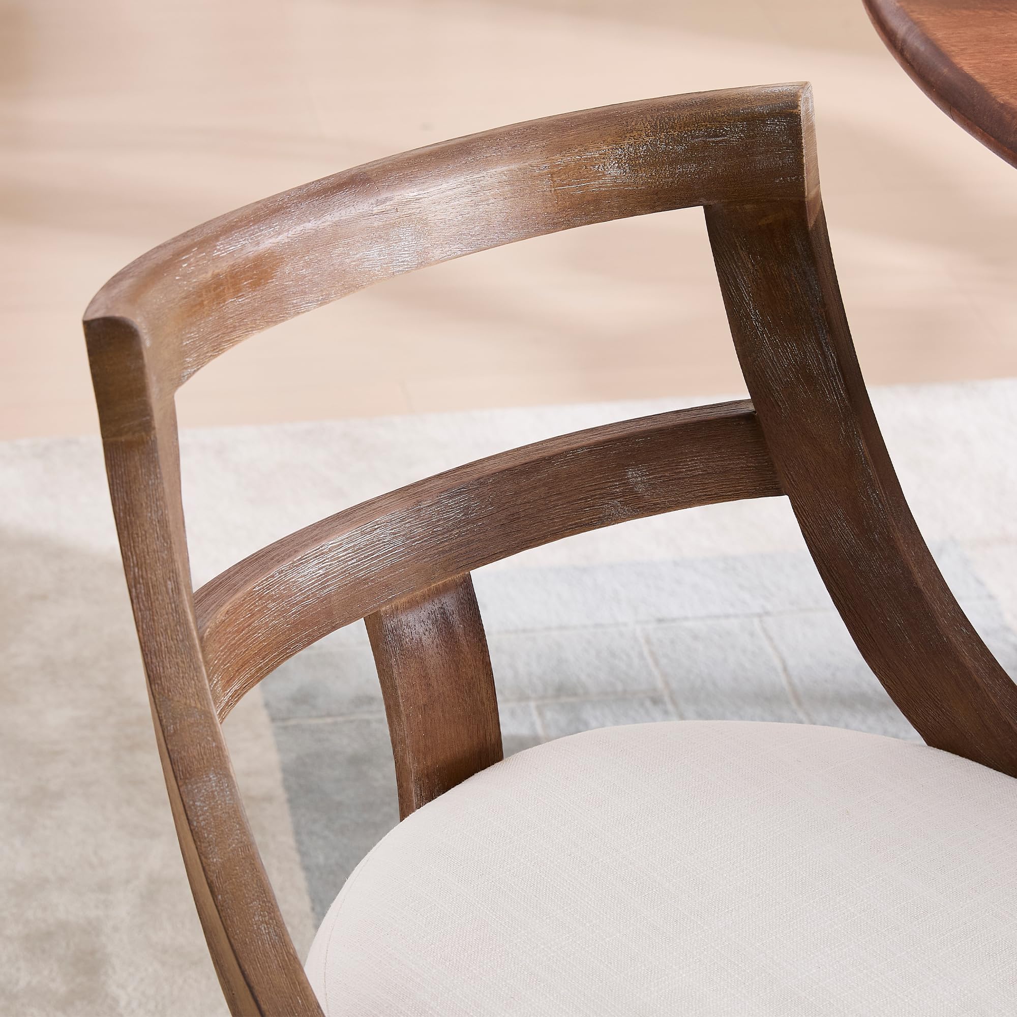 Kmax Mid-century Farmhouse Dining Chairs Set of 2 - X022DC - Image 6