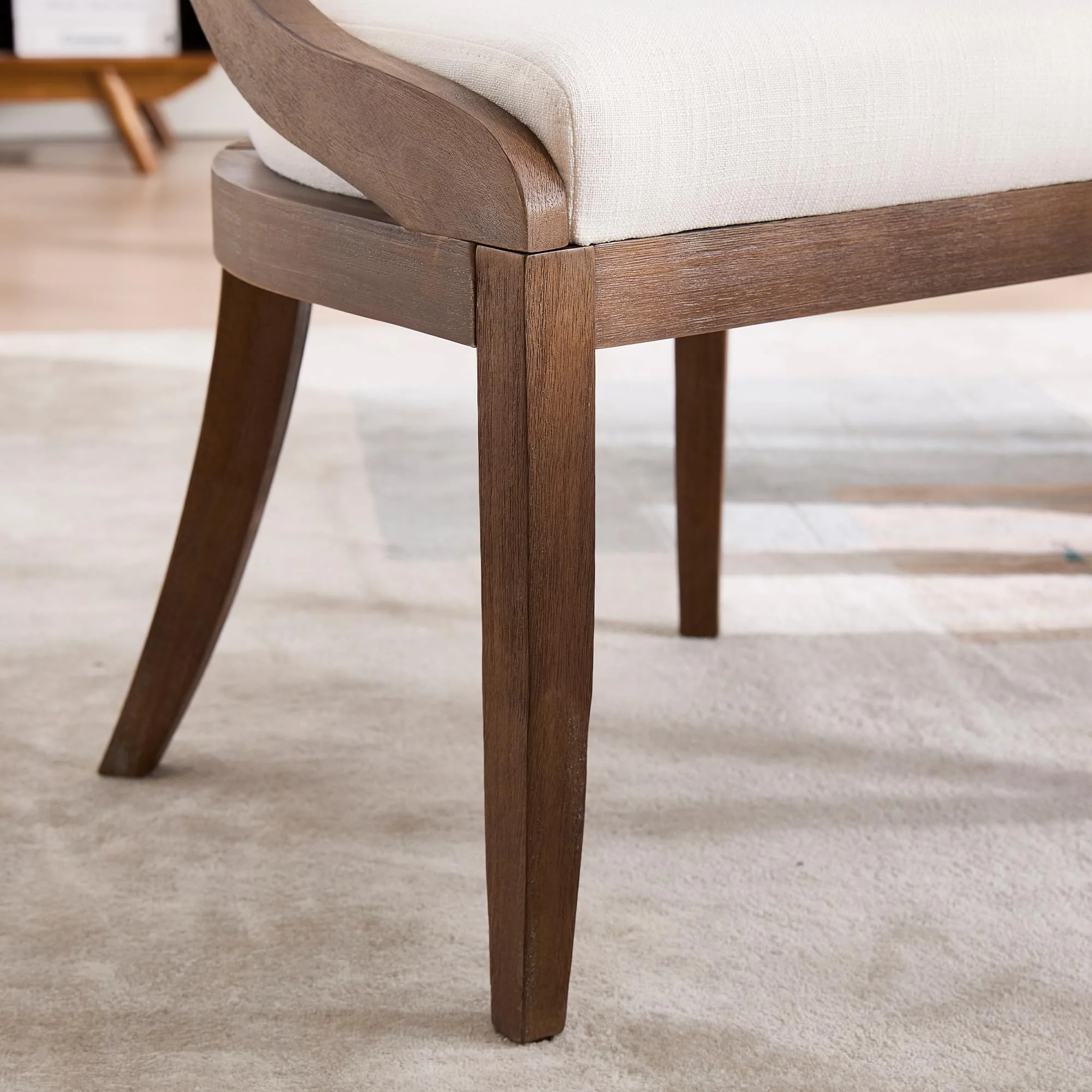 Kmax Mid-century Farmhouse Dining Chairs Set of 2 - X022DC - Image 7