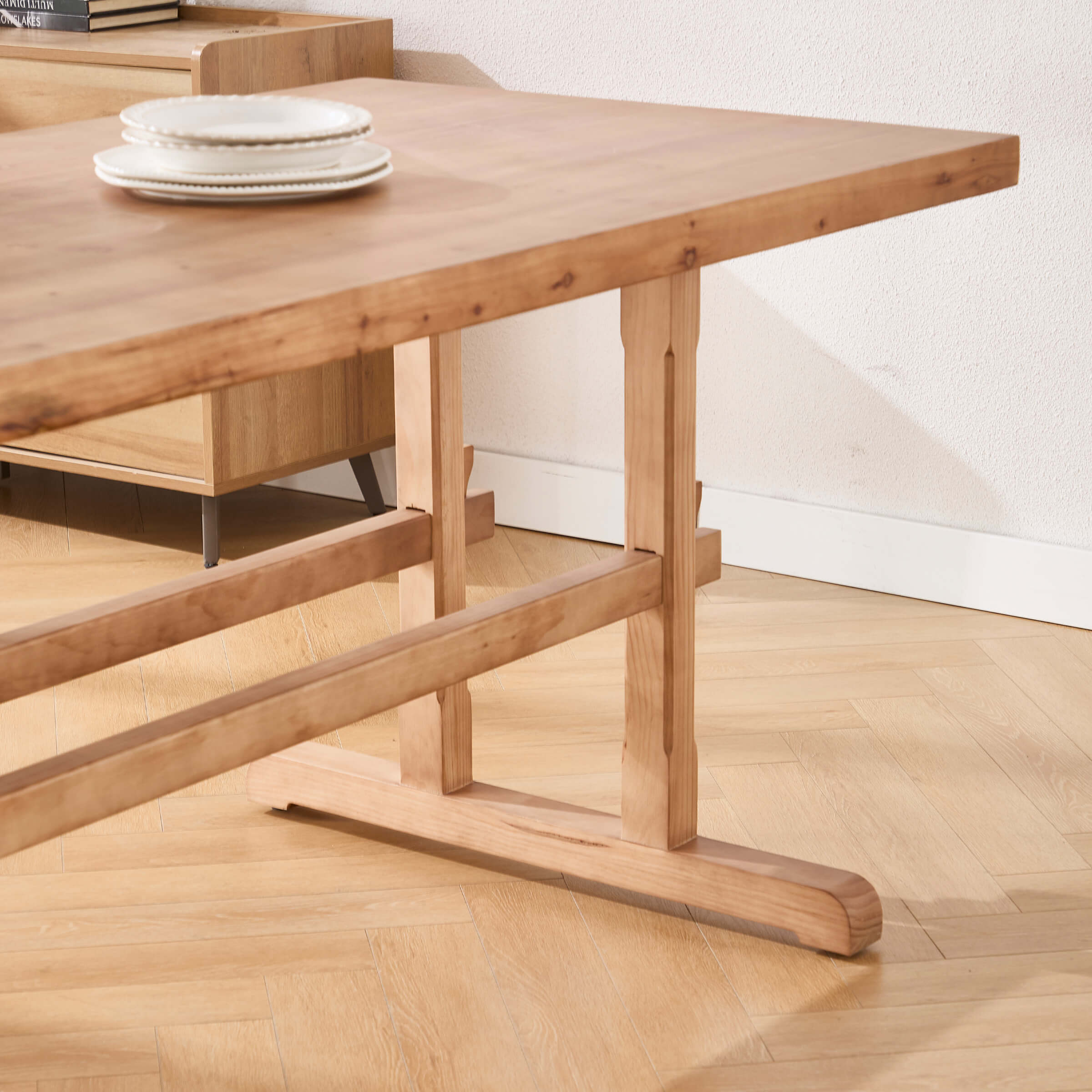 Mid-Century Farmhouse Rectangular Dining Table - 22836DT - Image 10