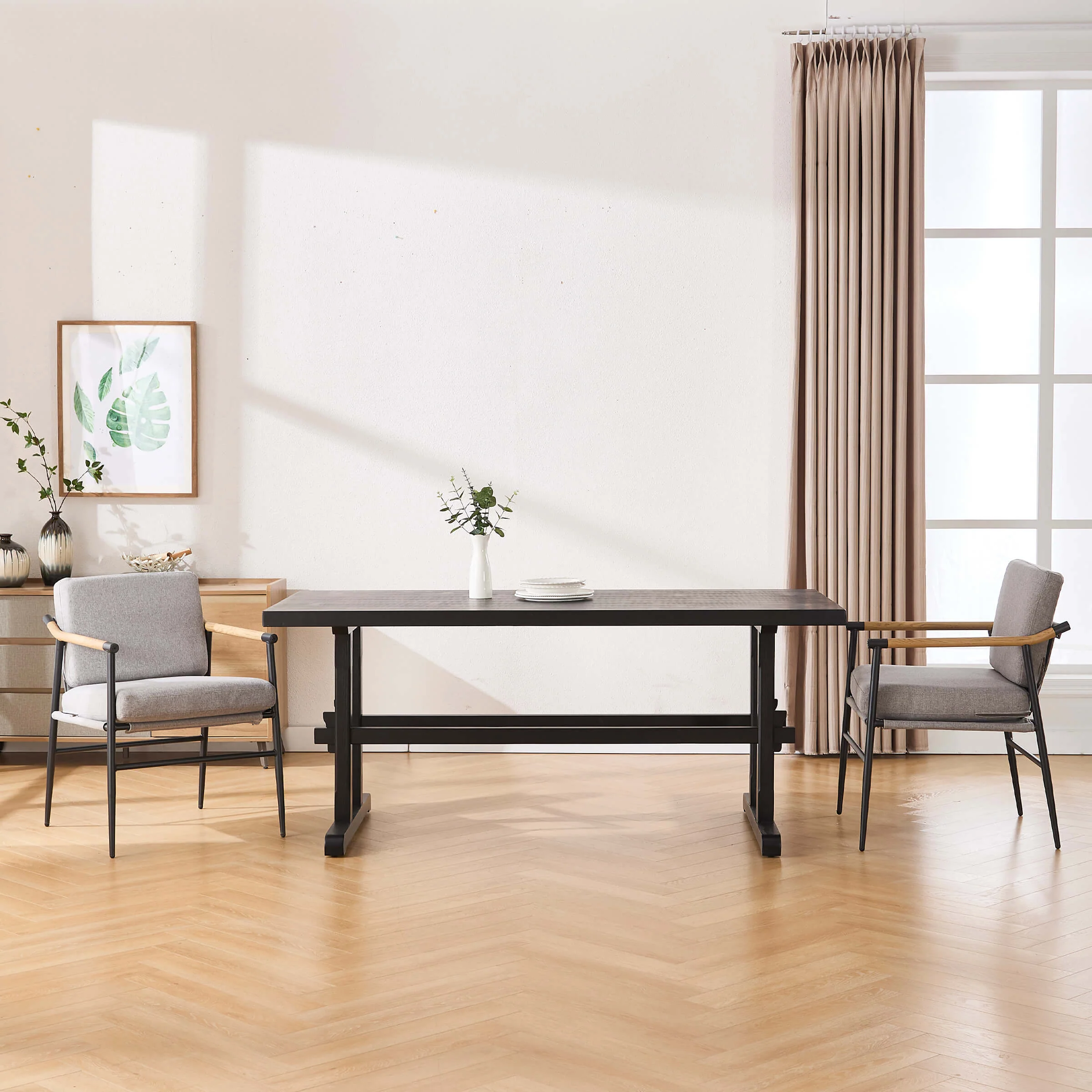 Mid-Century Farmhouse Rectangular Dining Table - 22836DT - Image 16