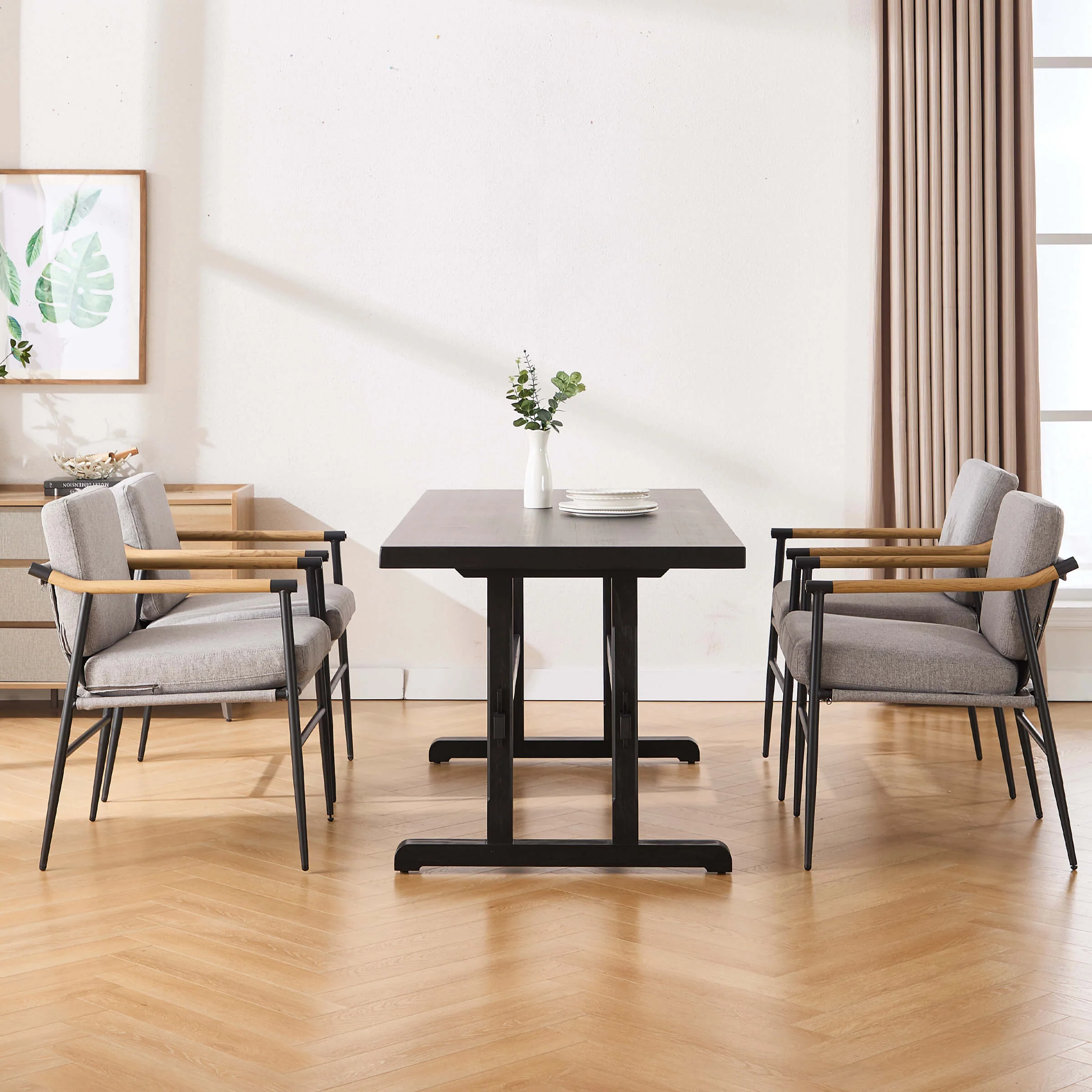 Mid-Century Farmhouse Rectangular Dining Table - 22836DT - Image 17