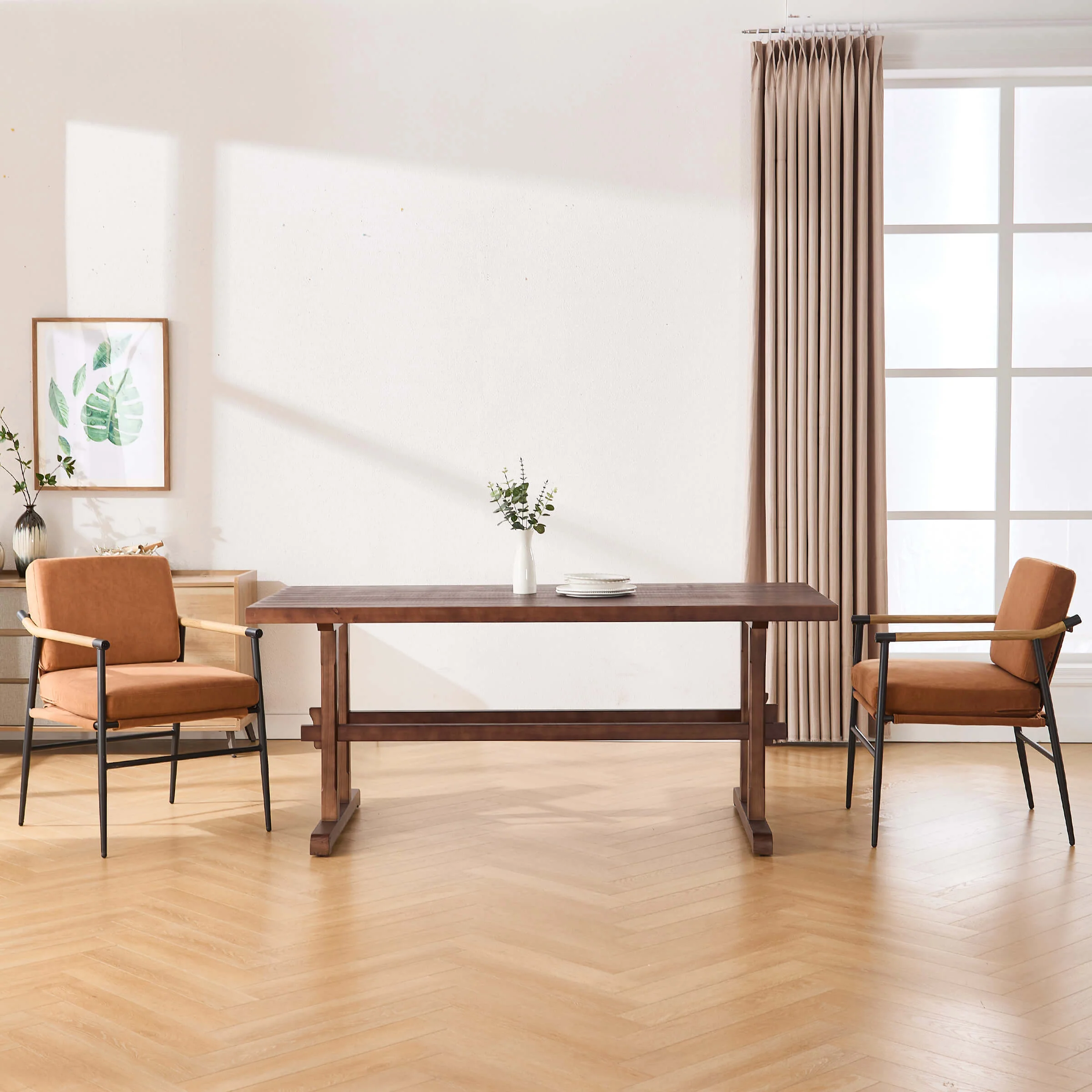 Mid-Century Farmhouse Rectangular Dining Table - 22836DT - Image 26