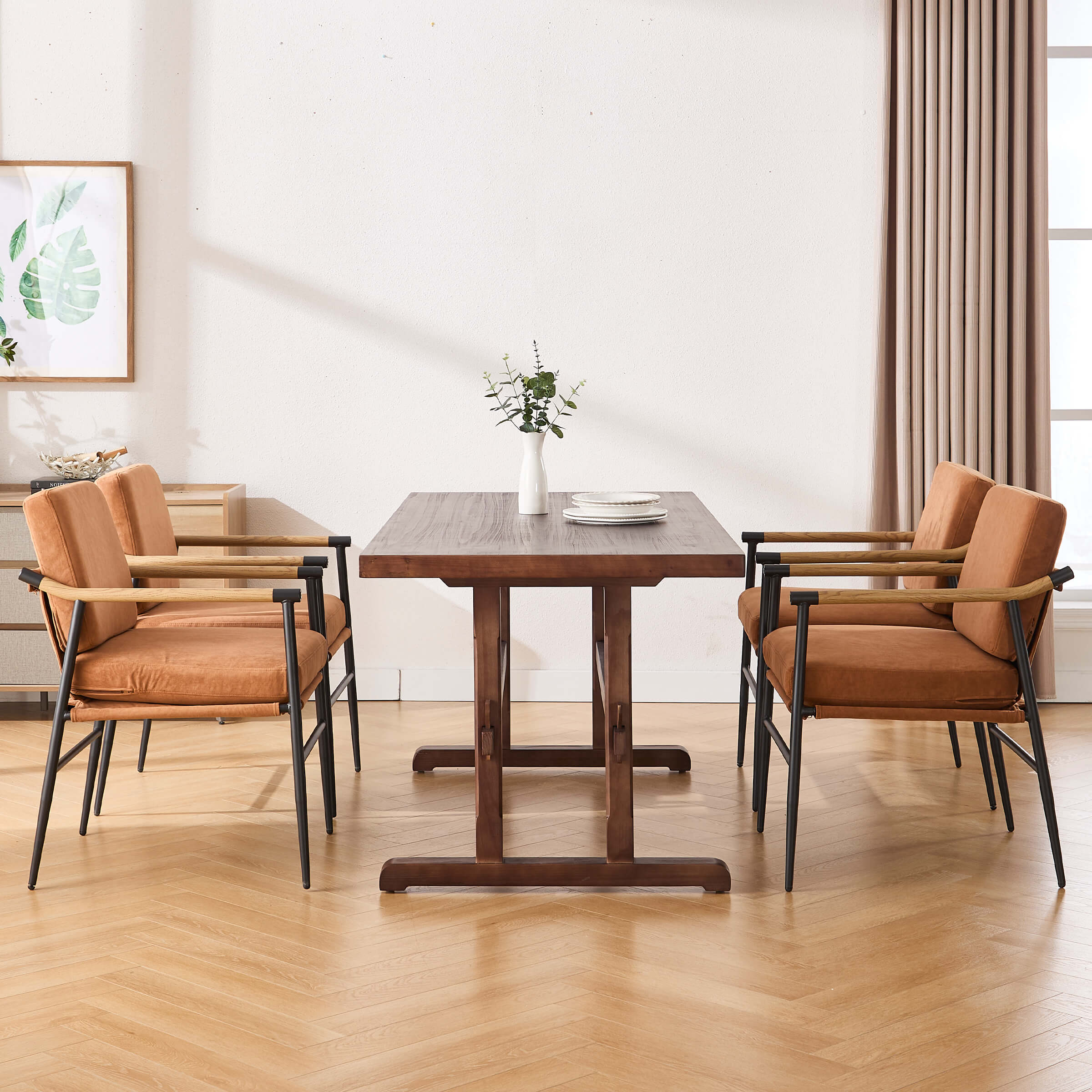 Mid-Century Farmhouse Rectangular Dining Table - 22836DT - Image 27
