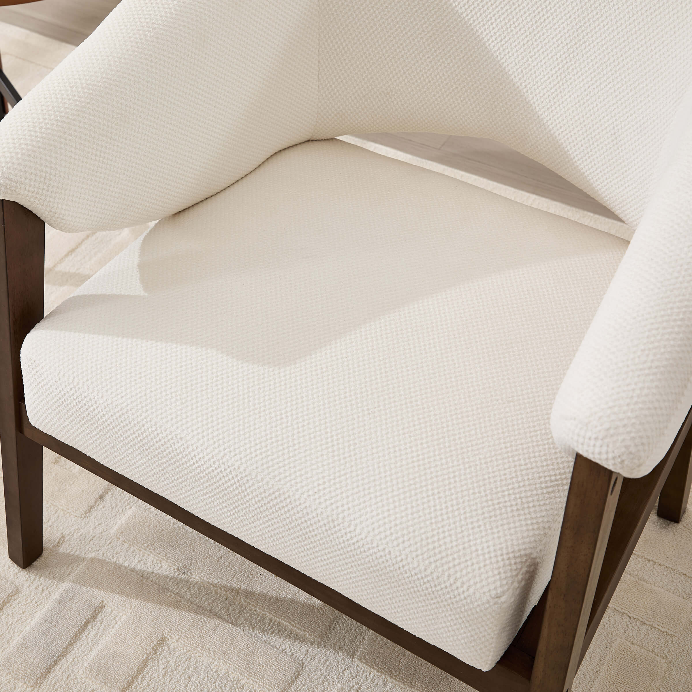 Accent Chair with Walnut Wood Legs 1 PCS - 30014AC - Image 18