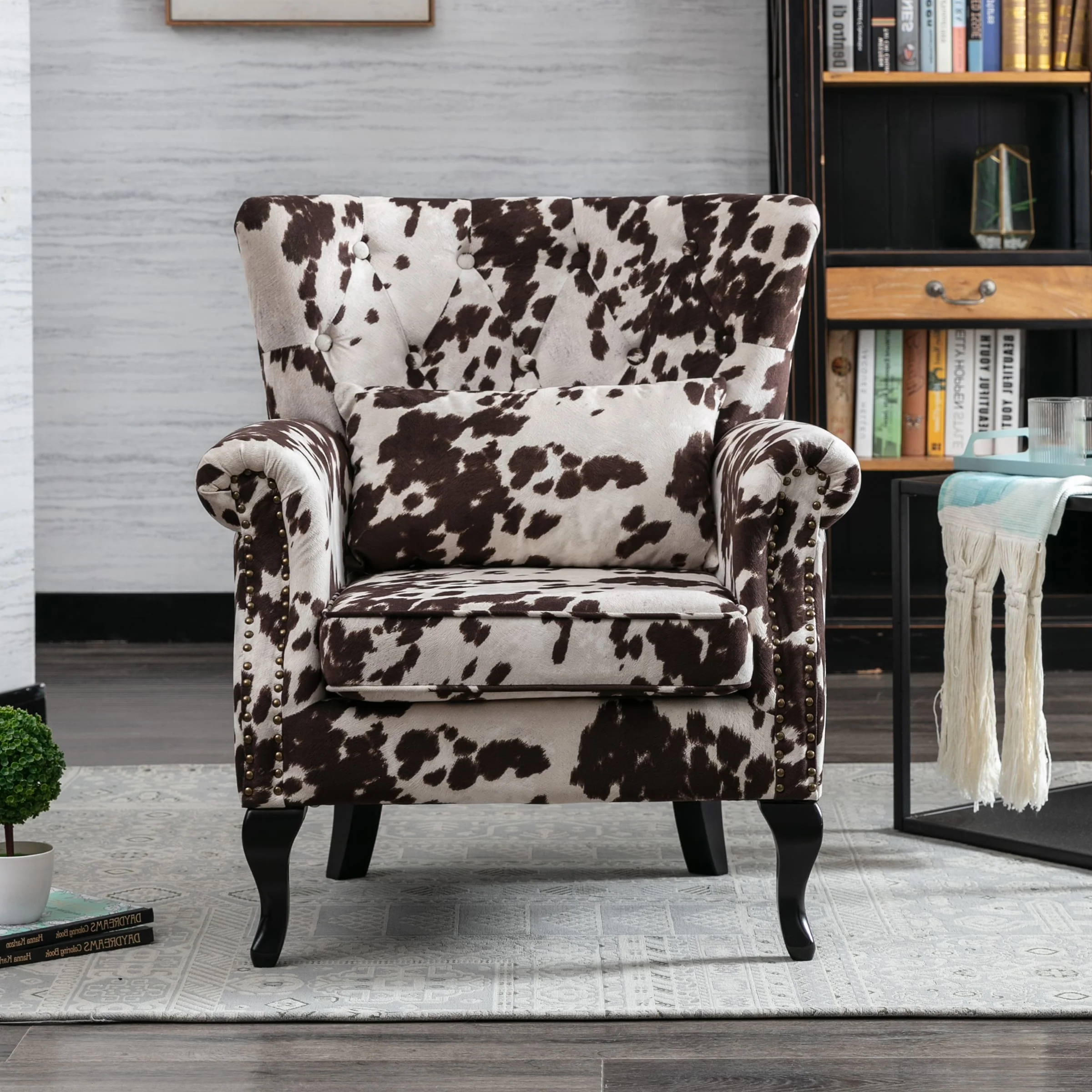 Wingback Tufted Accent Chair - XXX1AC - Image 16