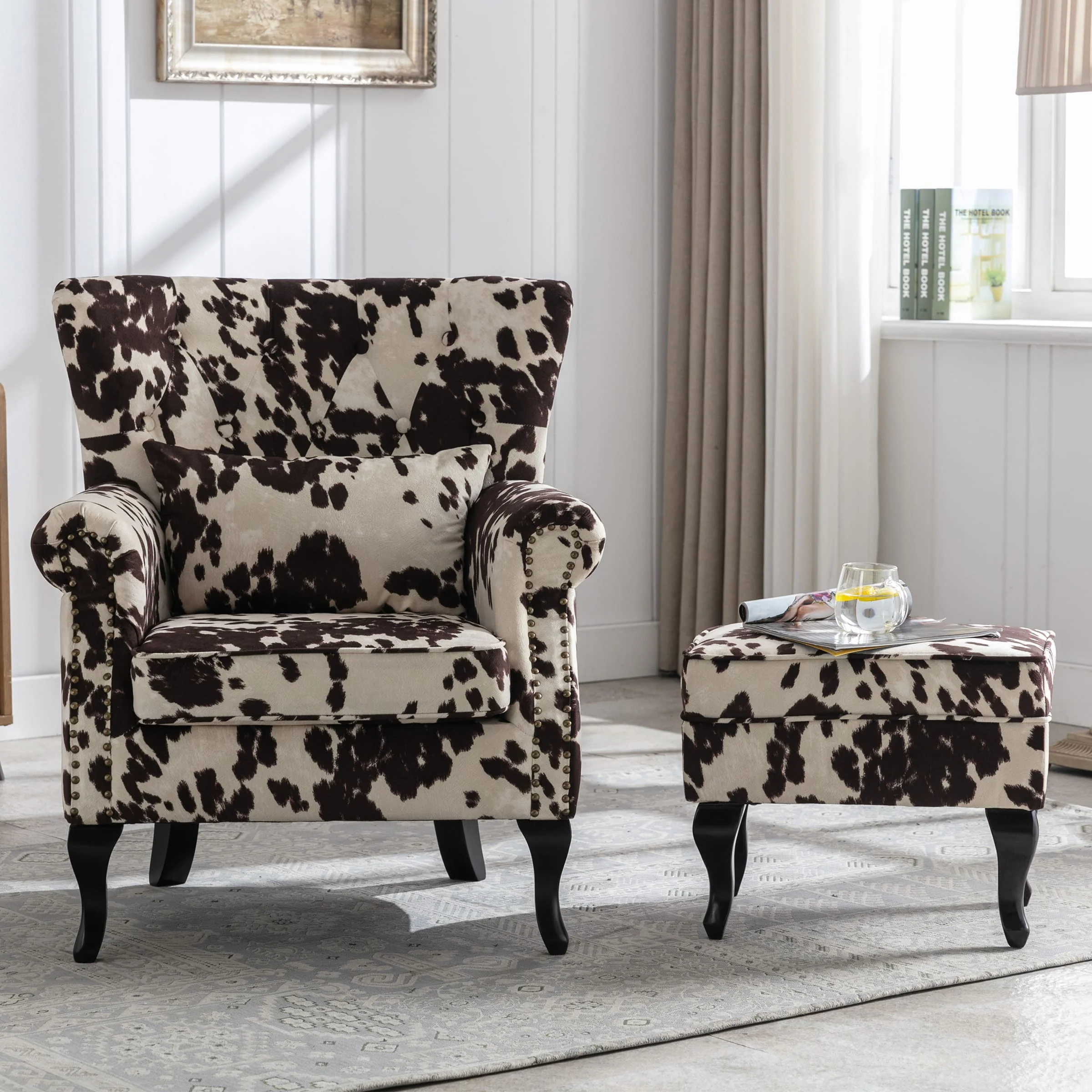 Wingback Tufted Accent Chair - XXX1AC - Image 24
