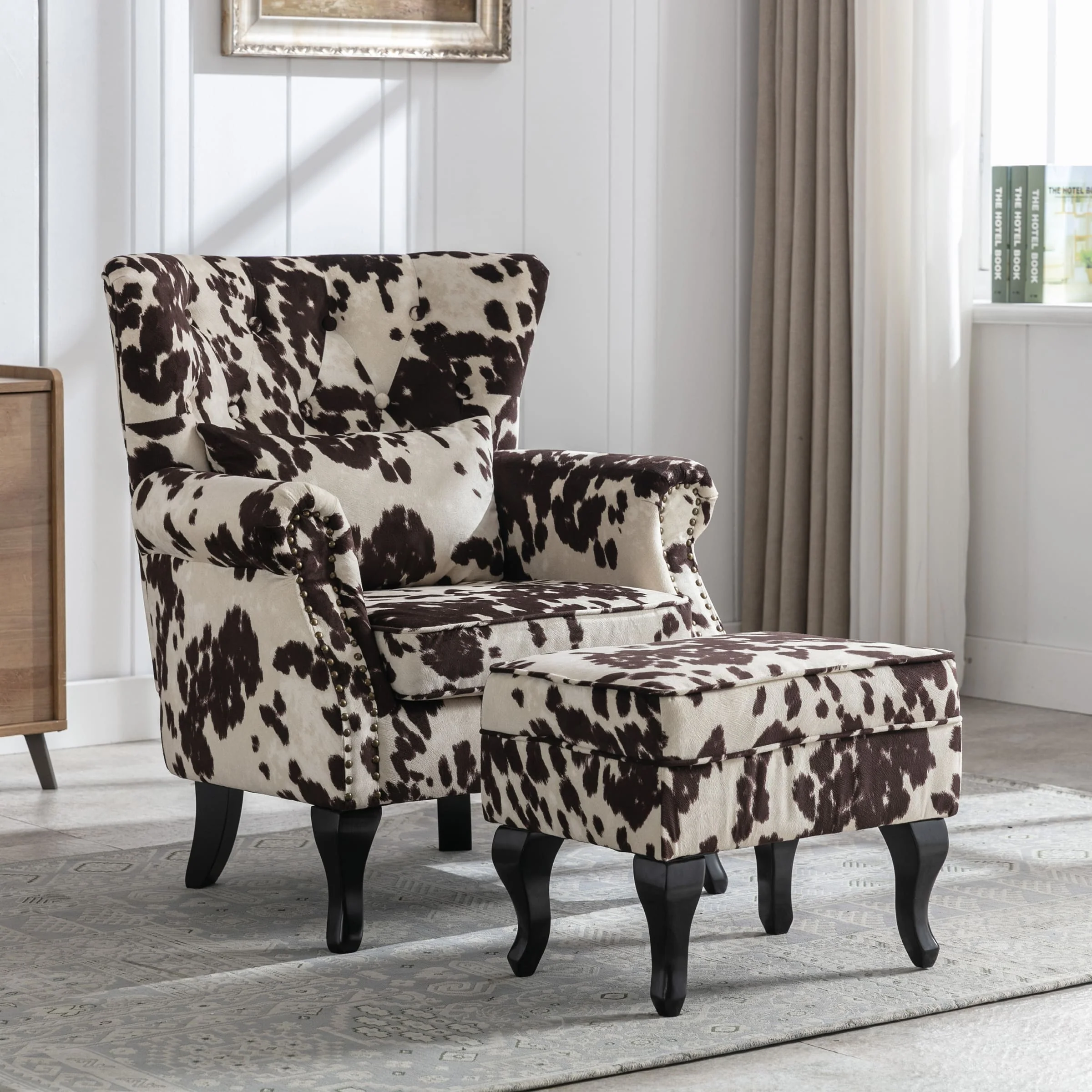 Wingback Tufted Accent Chair - XXX1AC - Image 25