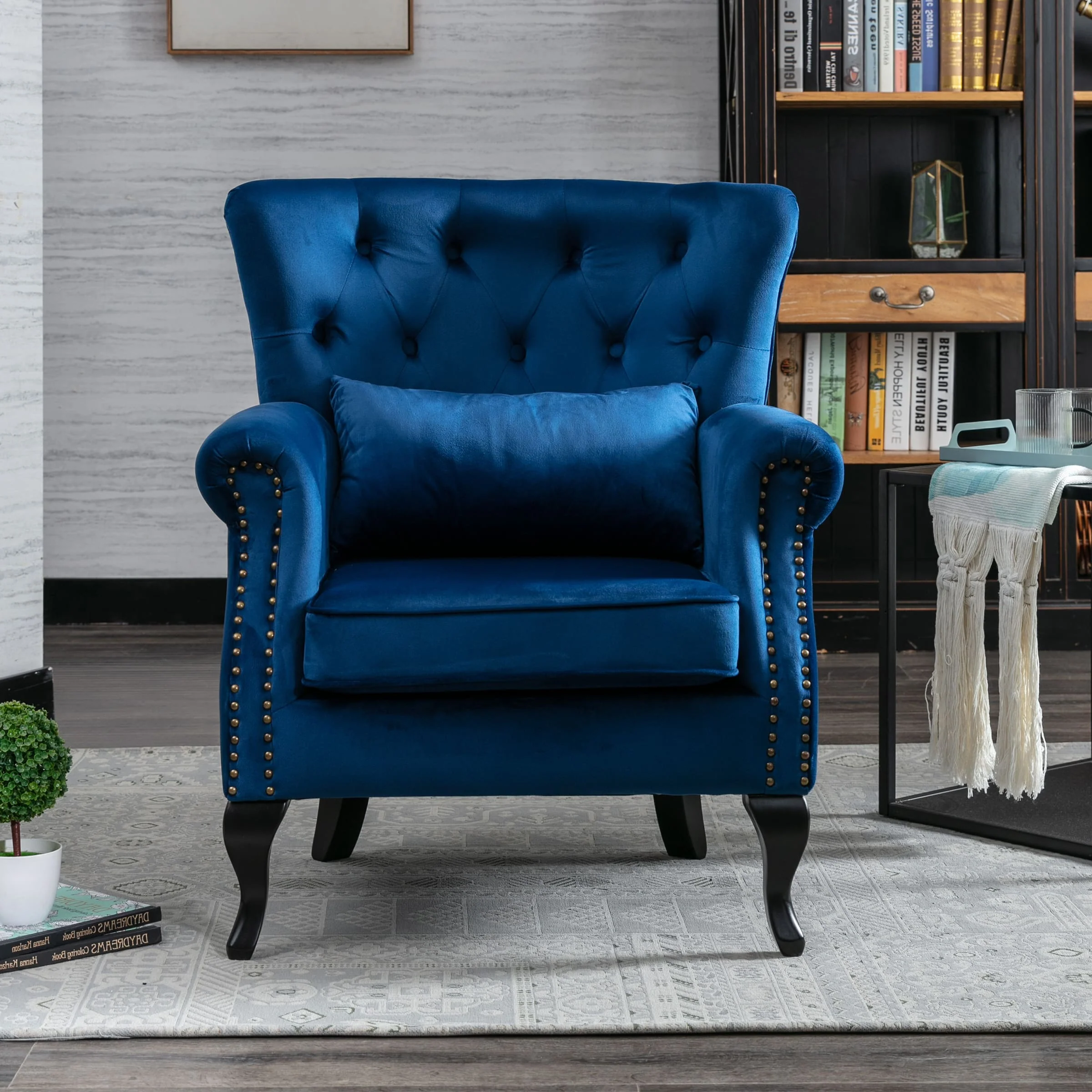 Wingback Tufted Accent Chair - XXX1AC - Image 28