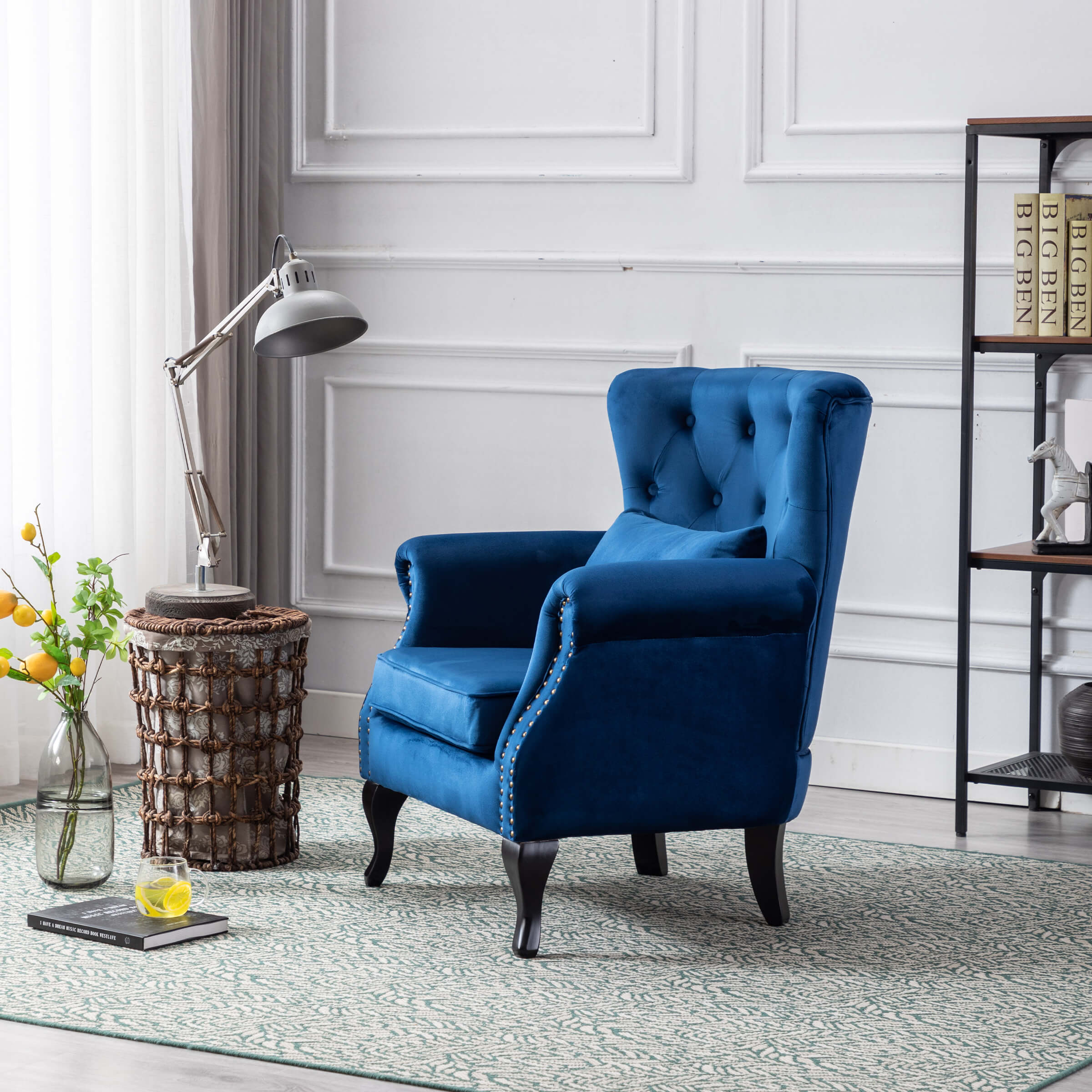 Wingback Tufted Accent Chair - XXX1AC - Image 30