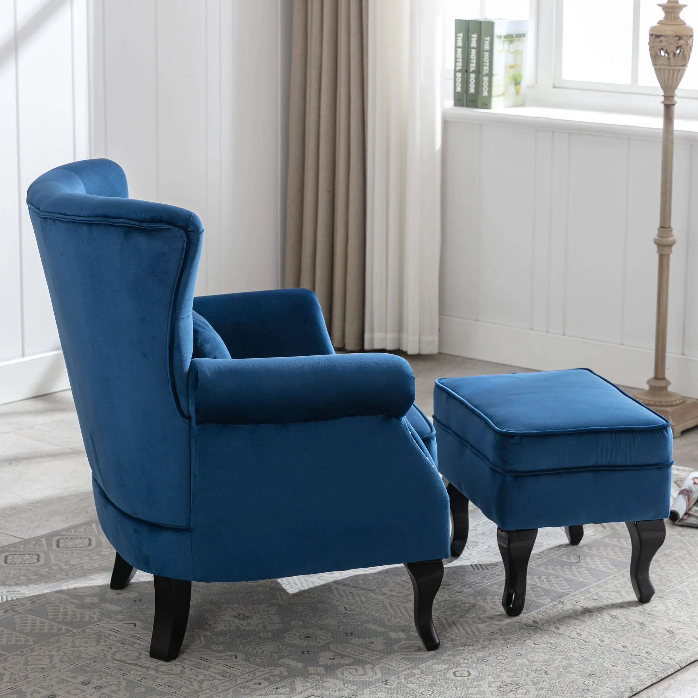 Wingback Tufted Accent Chair - XXX1AC - Image 38