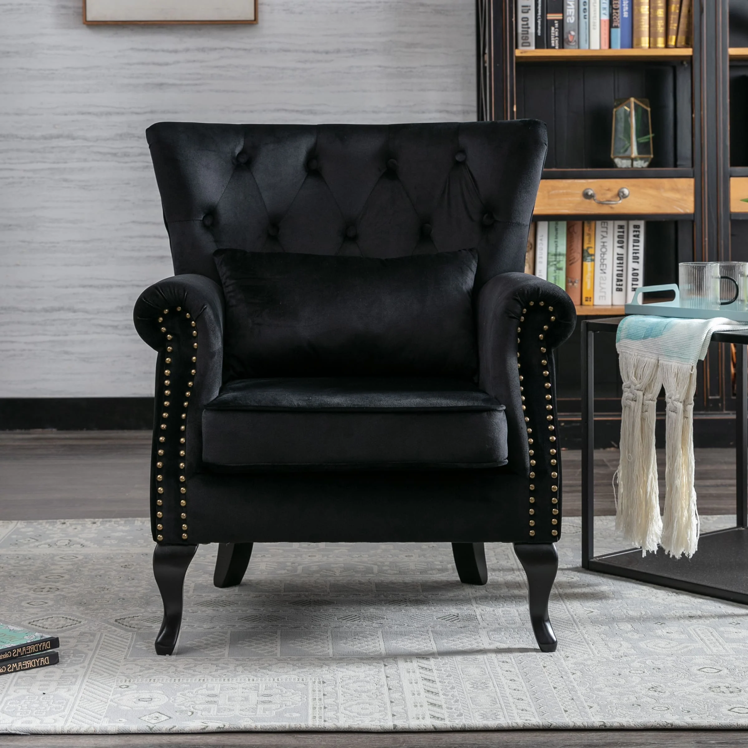 Wingback Tufted Accent Chair - XXX1AC - Image 40