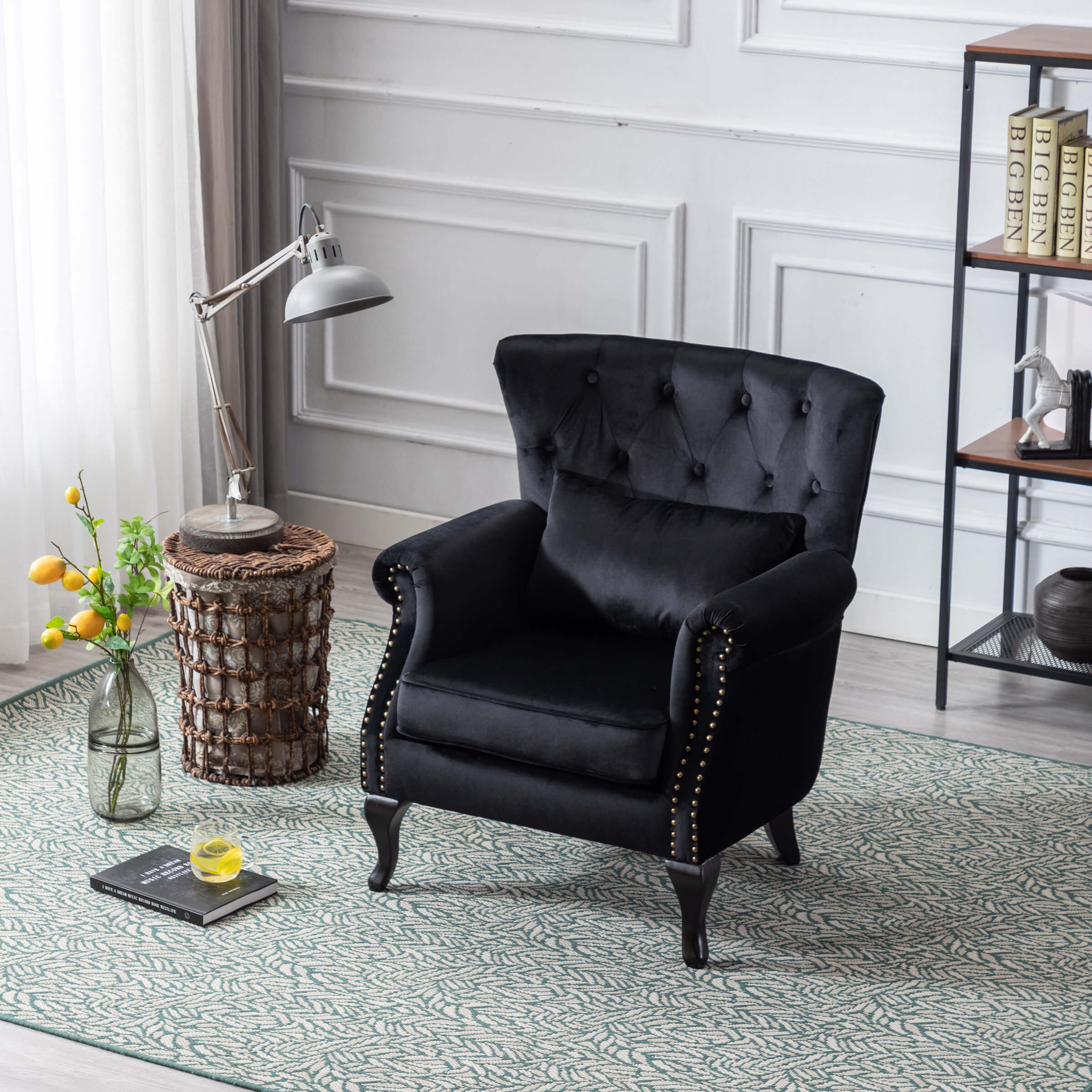 Wingback Tufted Accent Chair - XXX1AC - Image 41